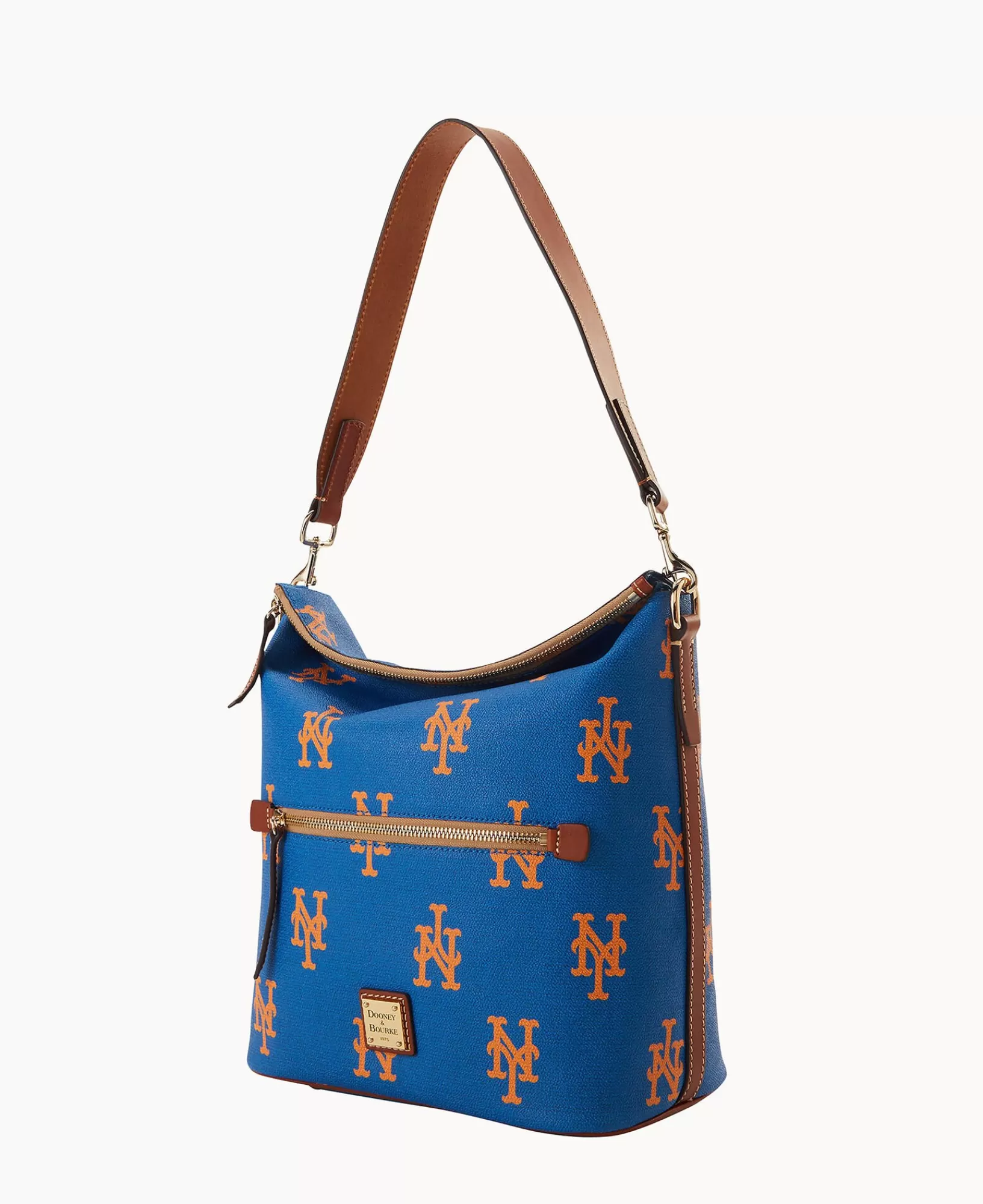 Shoulder Bags>Dooney & Bourke MLB Mets Large Sac Blue