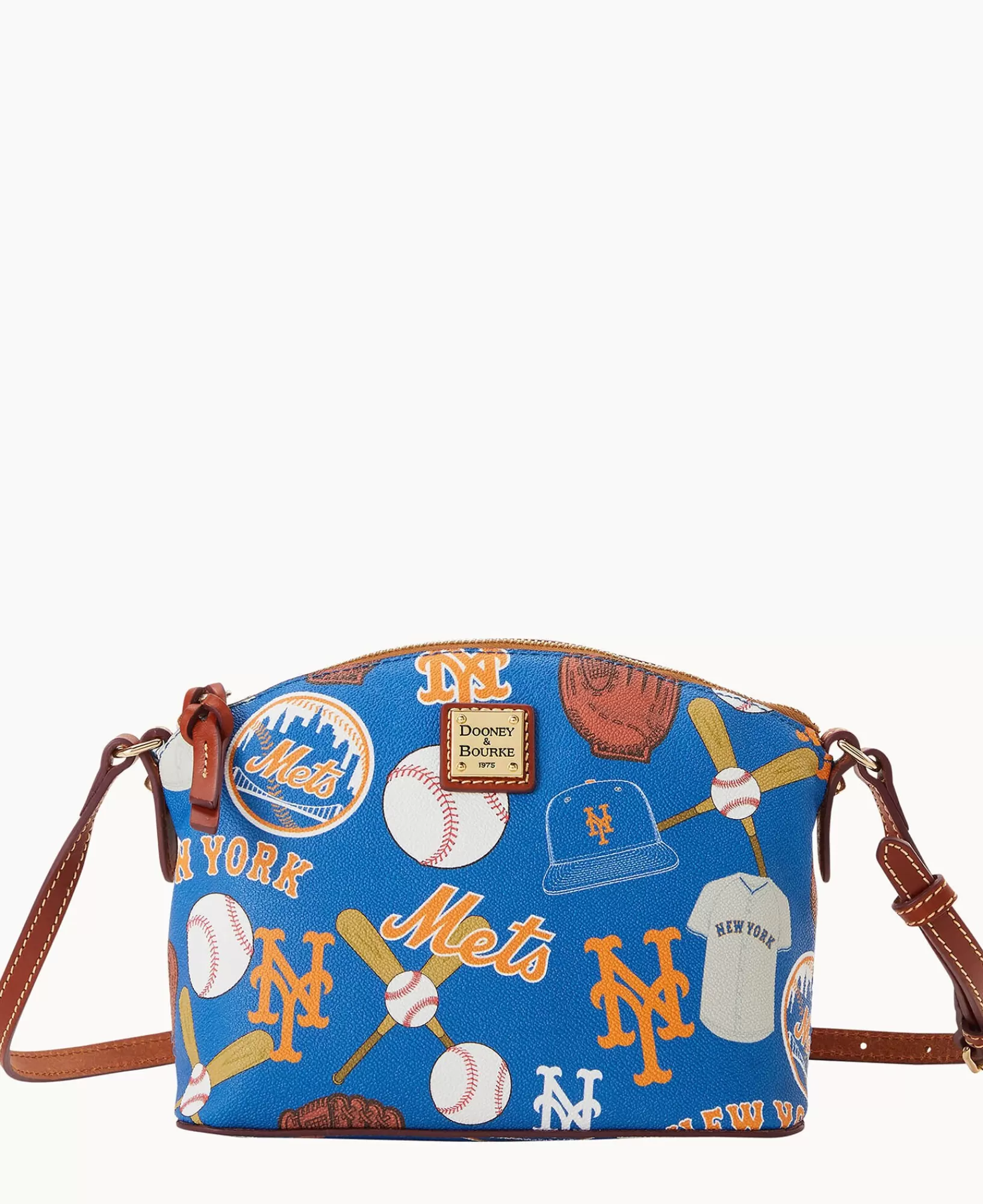 Shoulder Bags | Crossbodies>Dooney & Bourke MLB Mets Suki Crossbody Blue