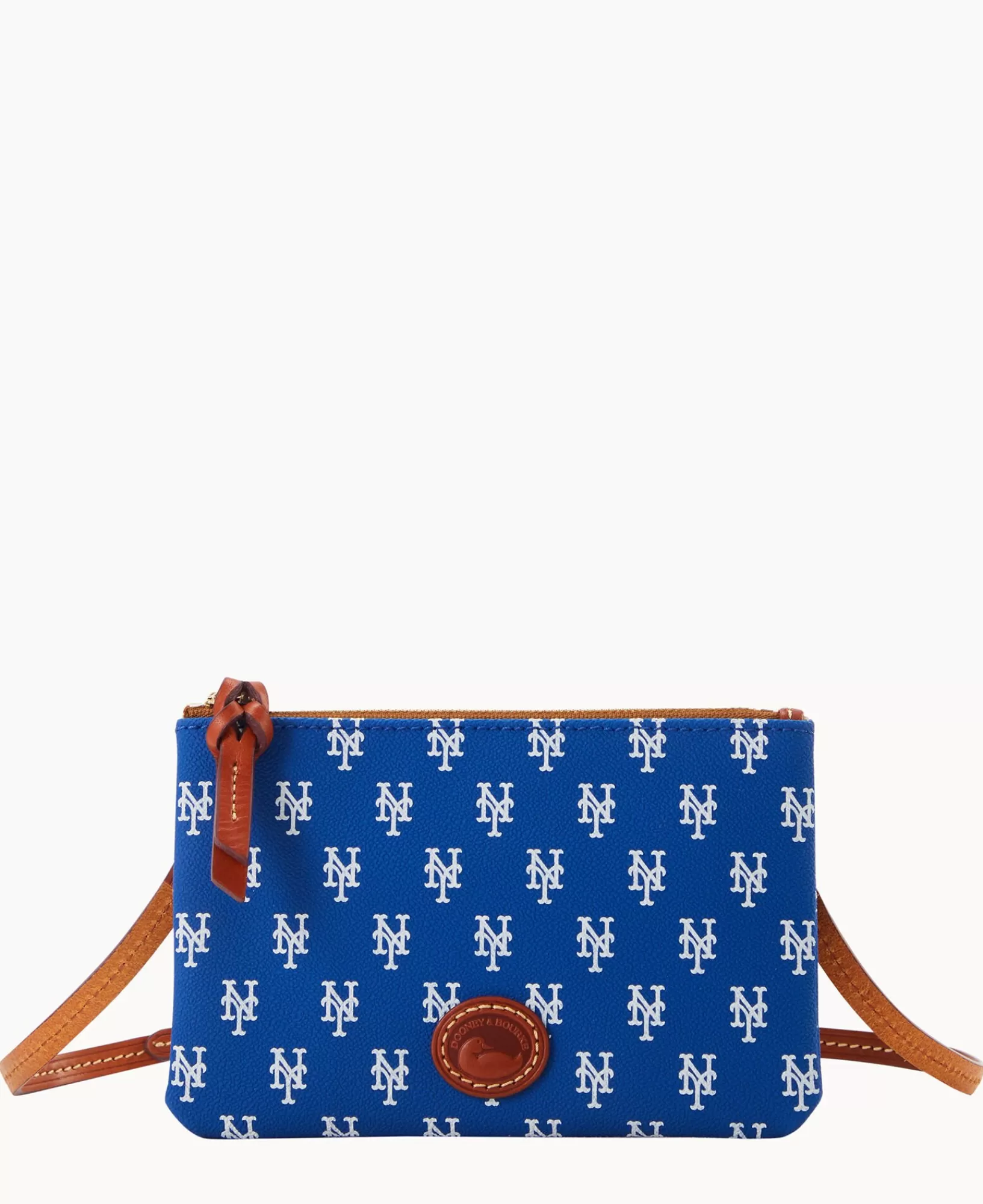 Shoulder Bags | Crossbodies>Dooney & Bourke MLB Mets Top Zip Crossbody Blue