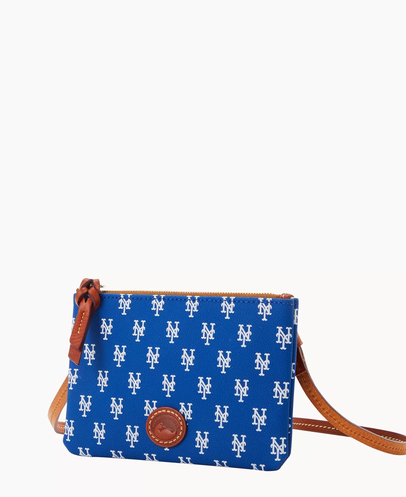 Shoulder Bags | Crossbodies>Dooney & Bourke MLB Mets Top Zip Crossbody Blue