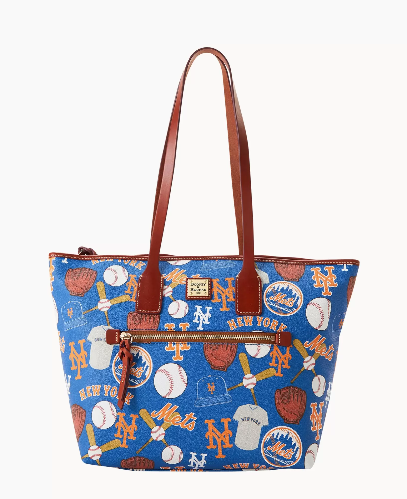 Shoulder Bags | Totes>Dooney & Bourke MLB Mets Tote Blue