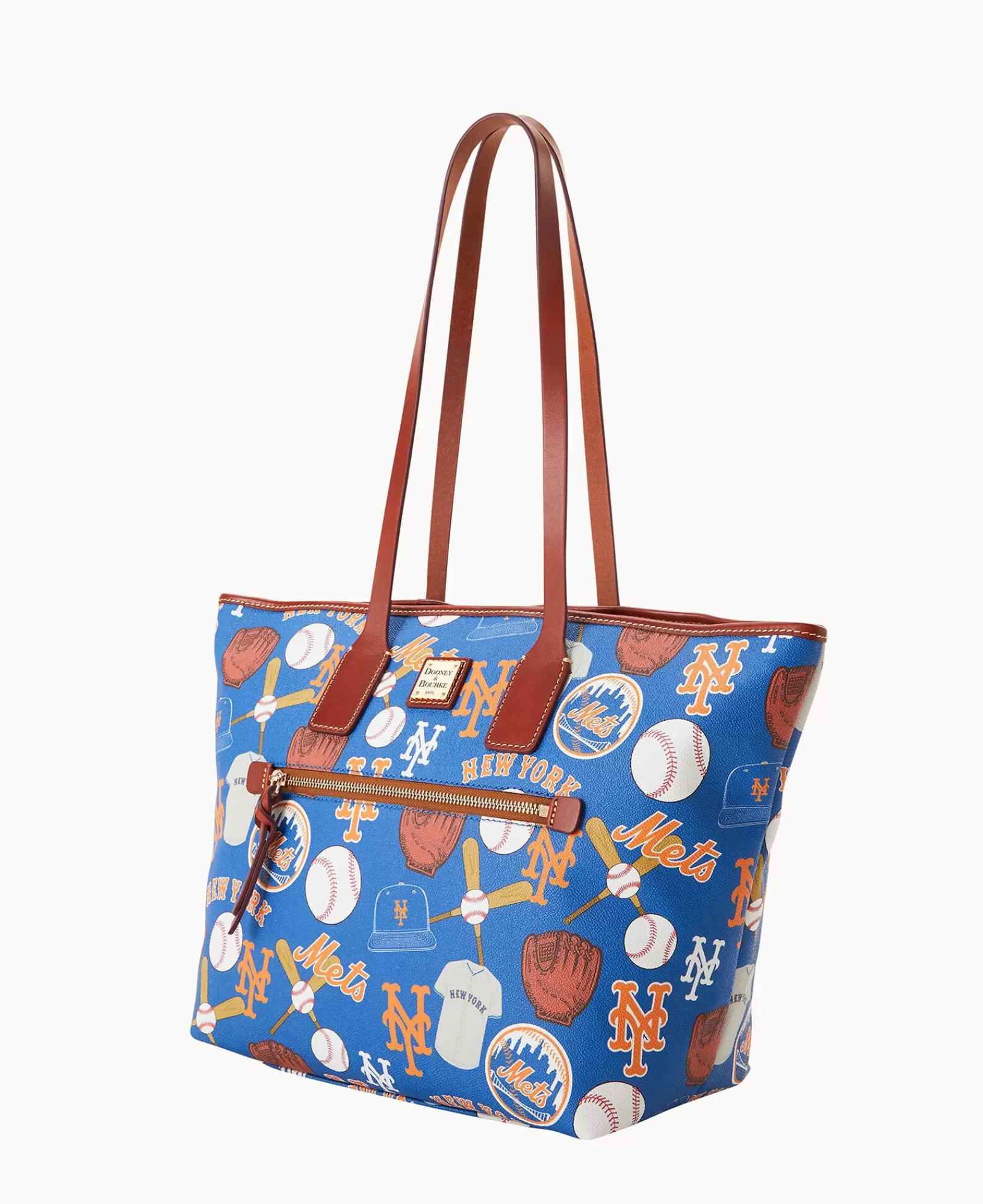 Shoulder Bags | Totes>Dooney & Bourke MLB Mets Tote Blue