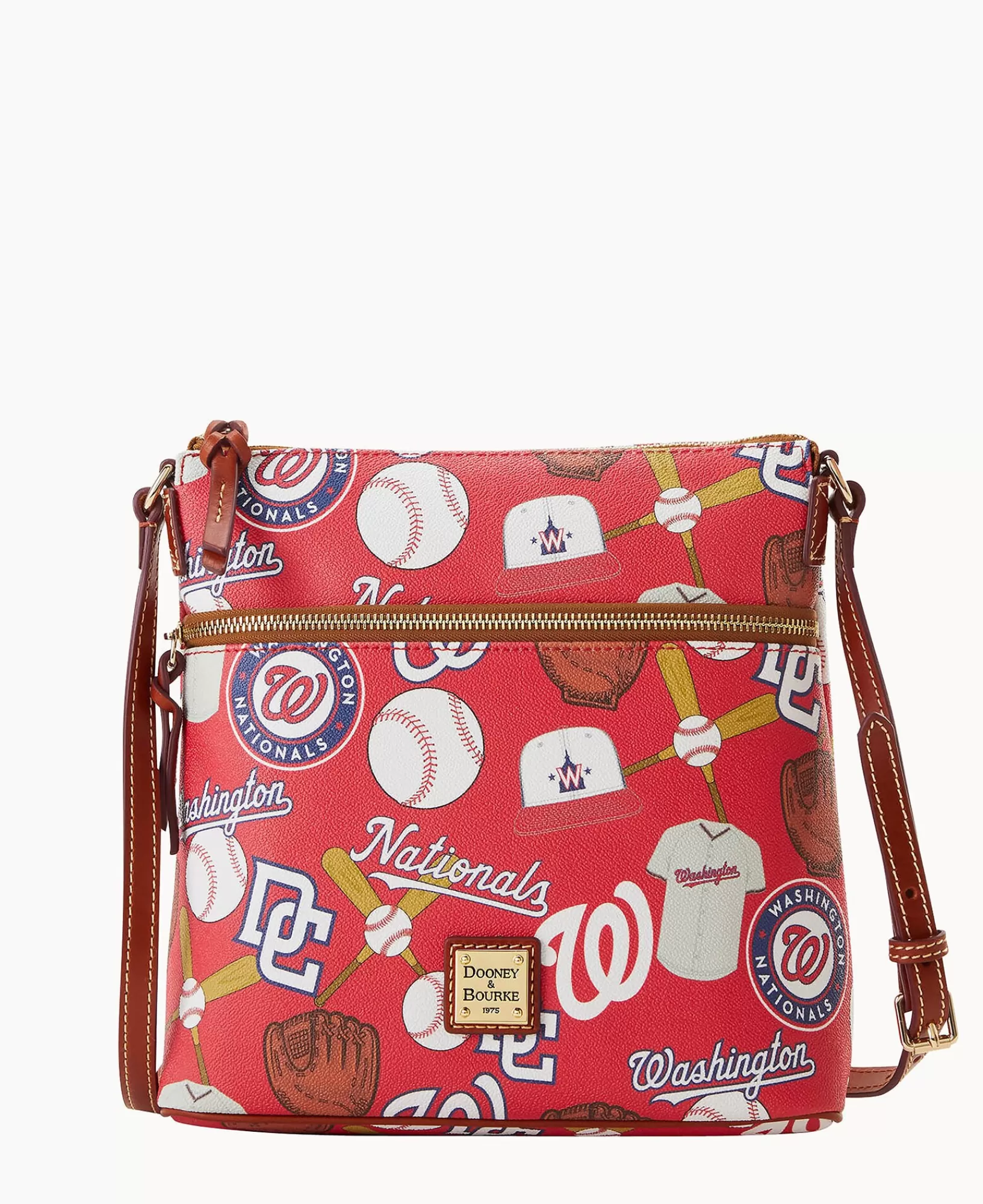 Shoulder Bags | Crossbodies>Dooney & Bourke MLB Nationals Crossbody Red