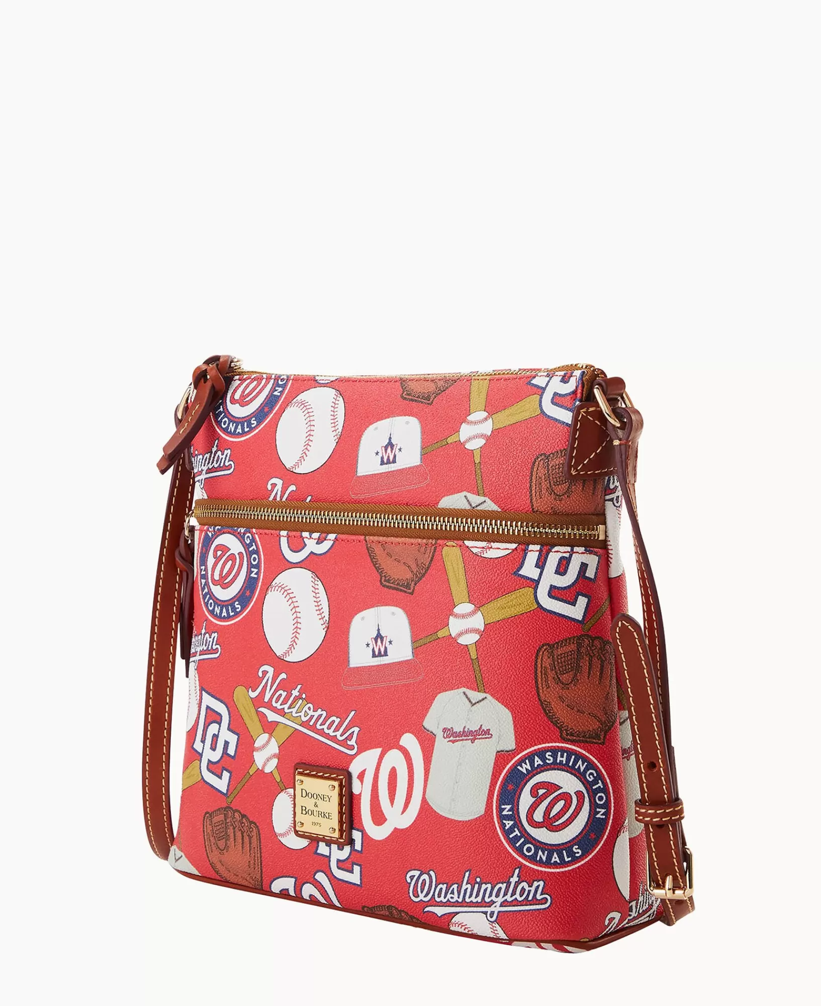 Shoulder Bags | Crossbodies>Dooney & Bourke MLB Nationals Crossbody Red