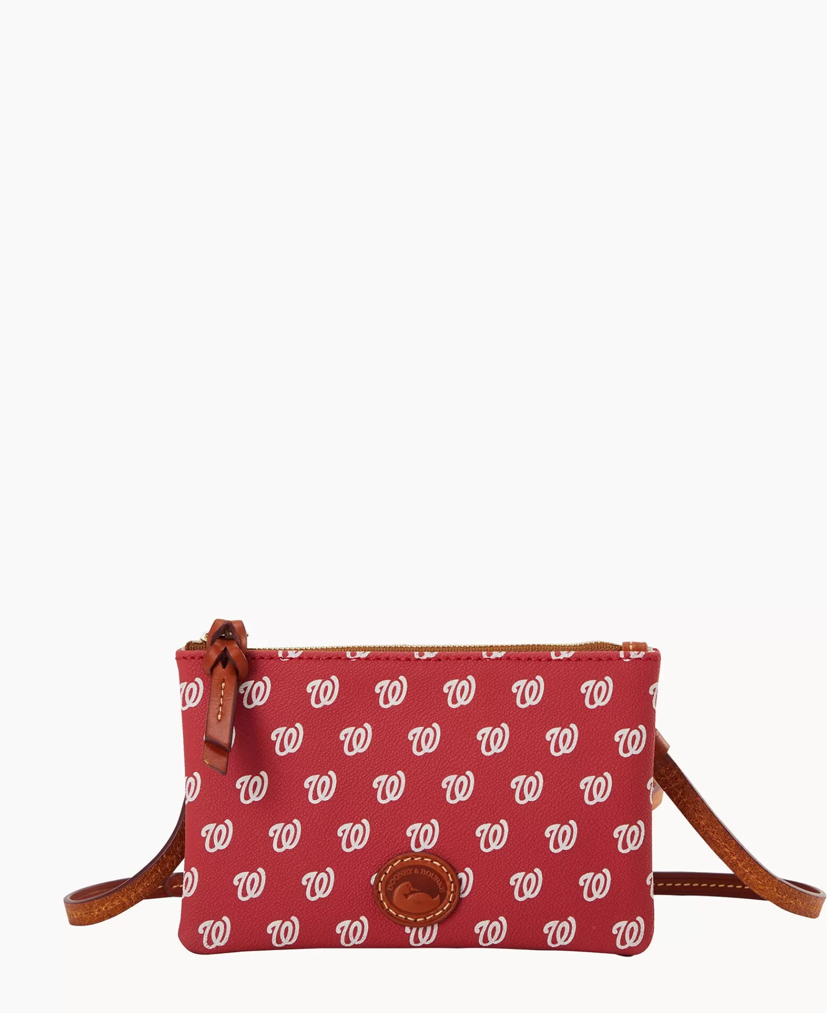 Shoulder Bags | Crossbodies>Dooney & Bourke MLB Nationals Top Zip Crossbody Red