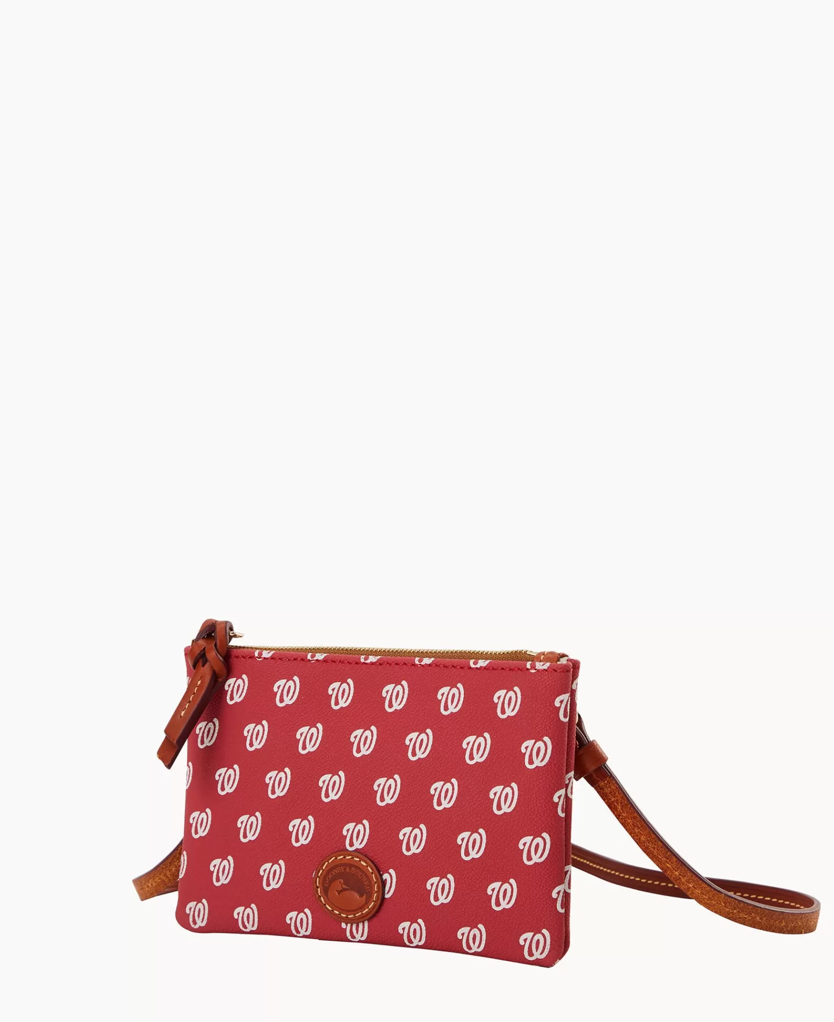 Shoulder Bags | Crossbodies>Dooney & Bourke MLB Nationals Top Zip Crossbody Red