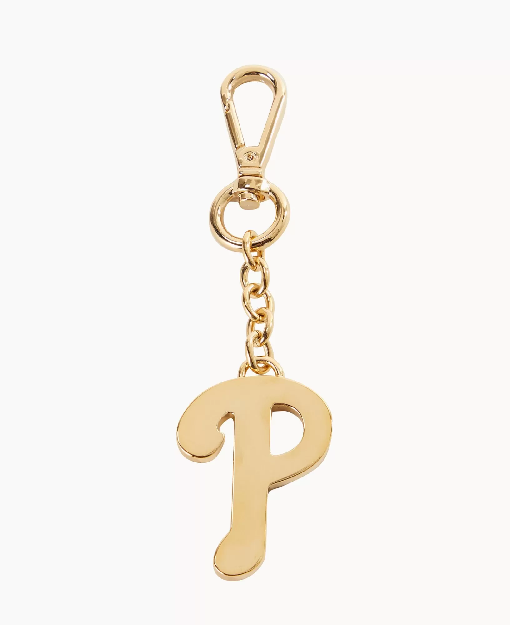 Key Keepers & Charms>Dooney & Bourke MLB Philadelphia Phillies Pendant Key Chain Gold