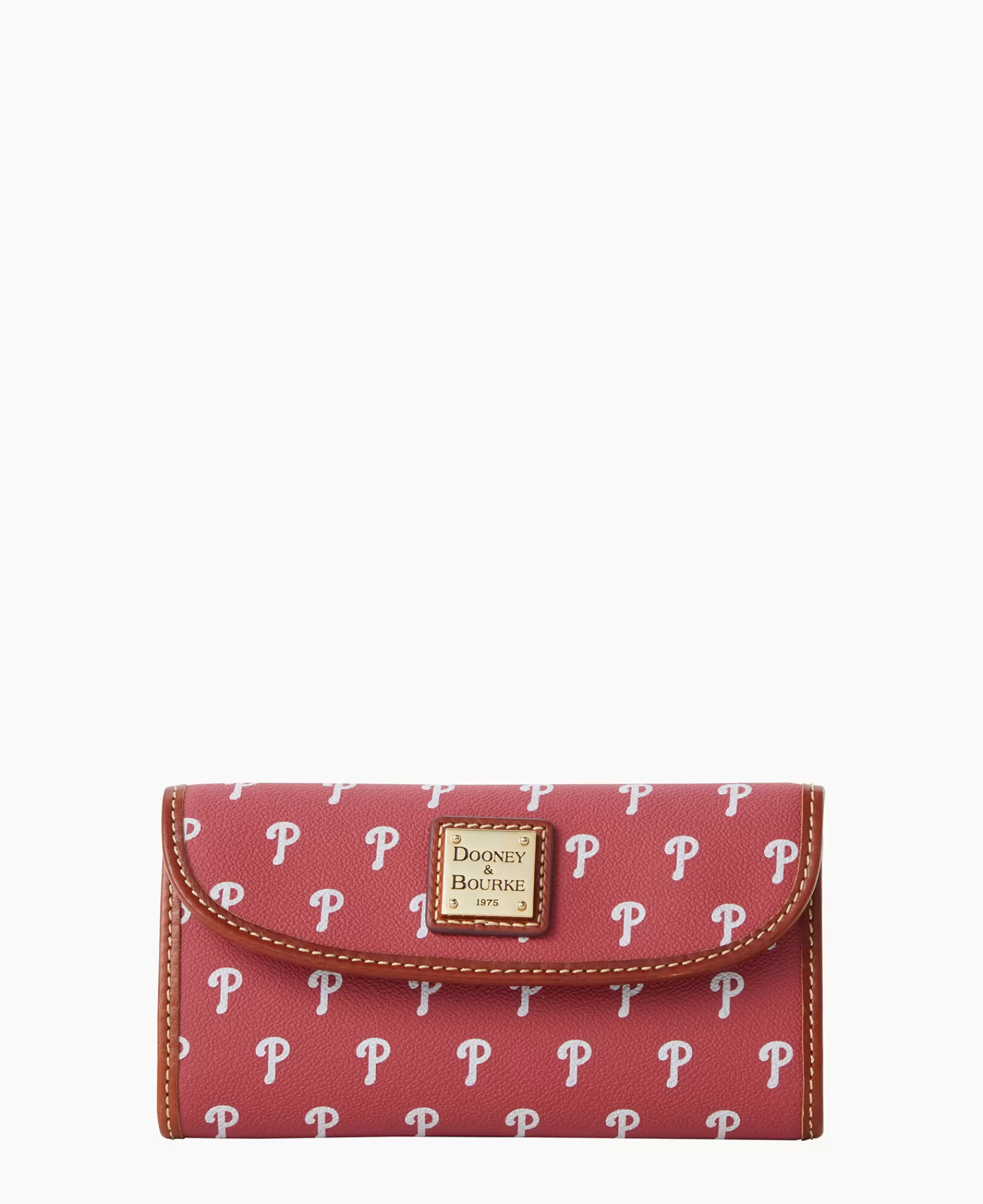 Clutches | Wallets>Dooney & Bourke MLB Phillies Continental Clutch Red