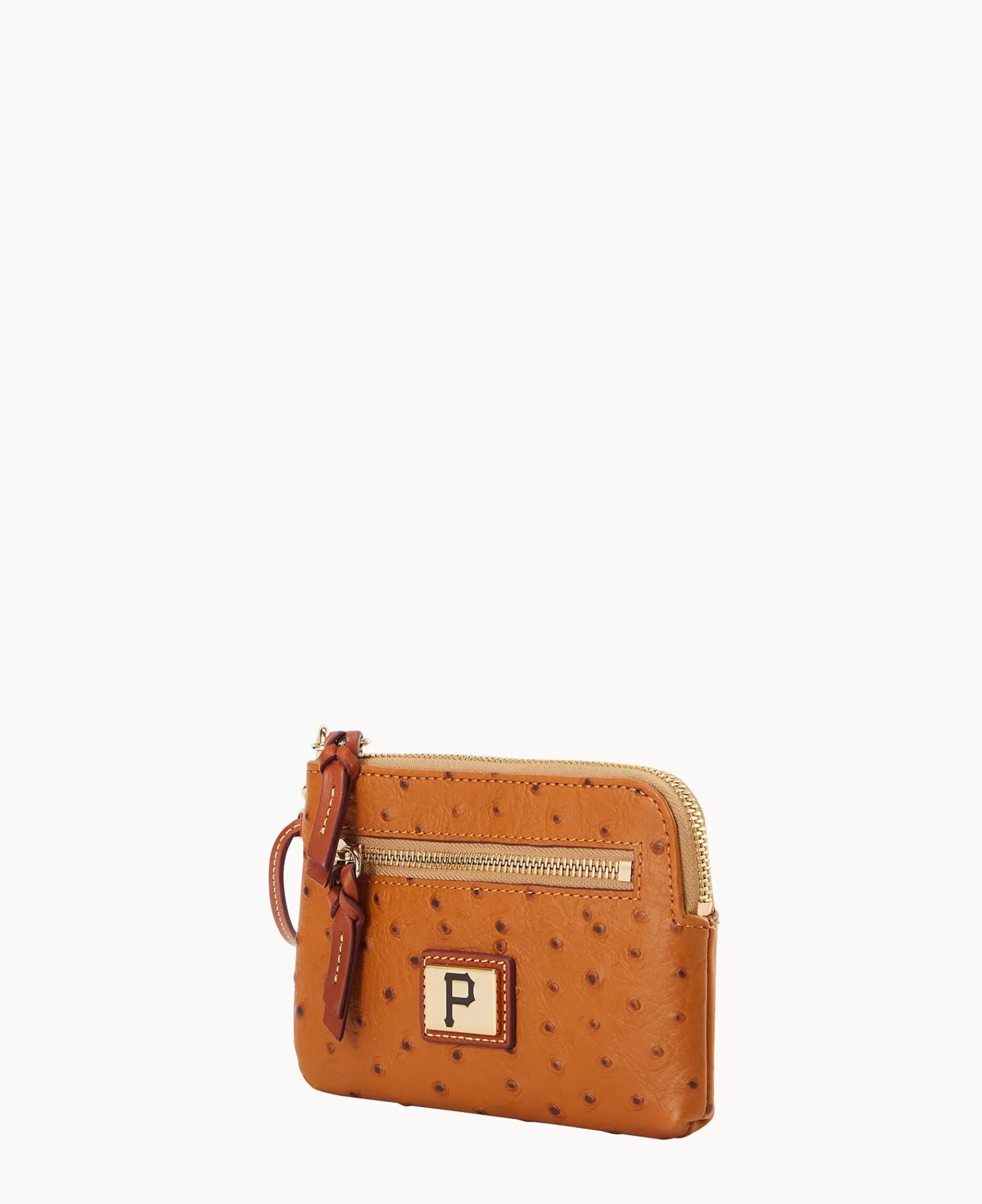 Wristlets | Wallets>Dooney & Bourke MLB Pirates Zip Around Wristlet Caramel