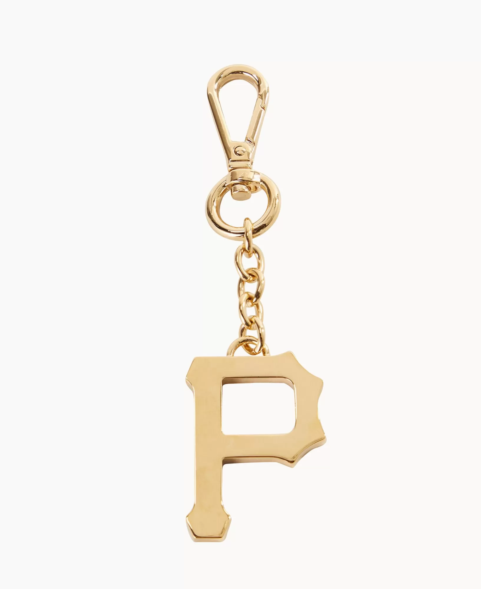 Key Keepers & Charms>Dooney & Bourke MLB Pittsburgh Pirates Pendant Key Chain Gold