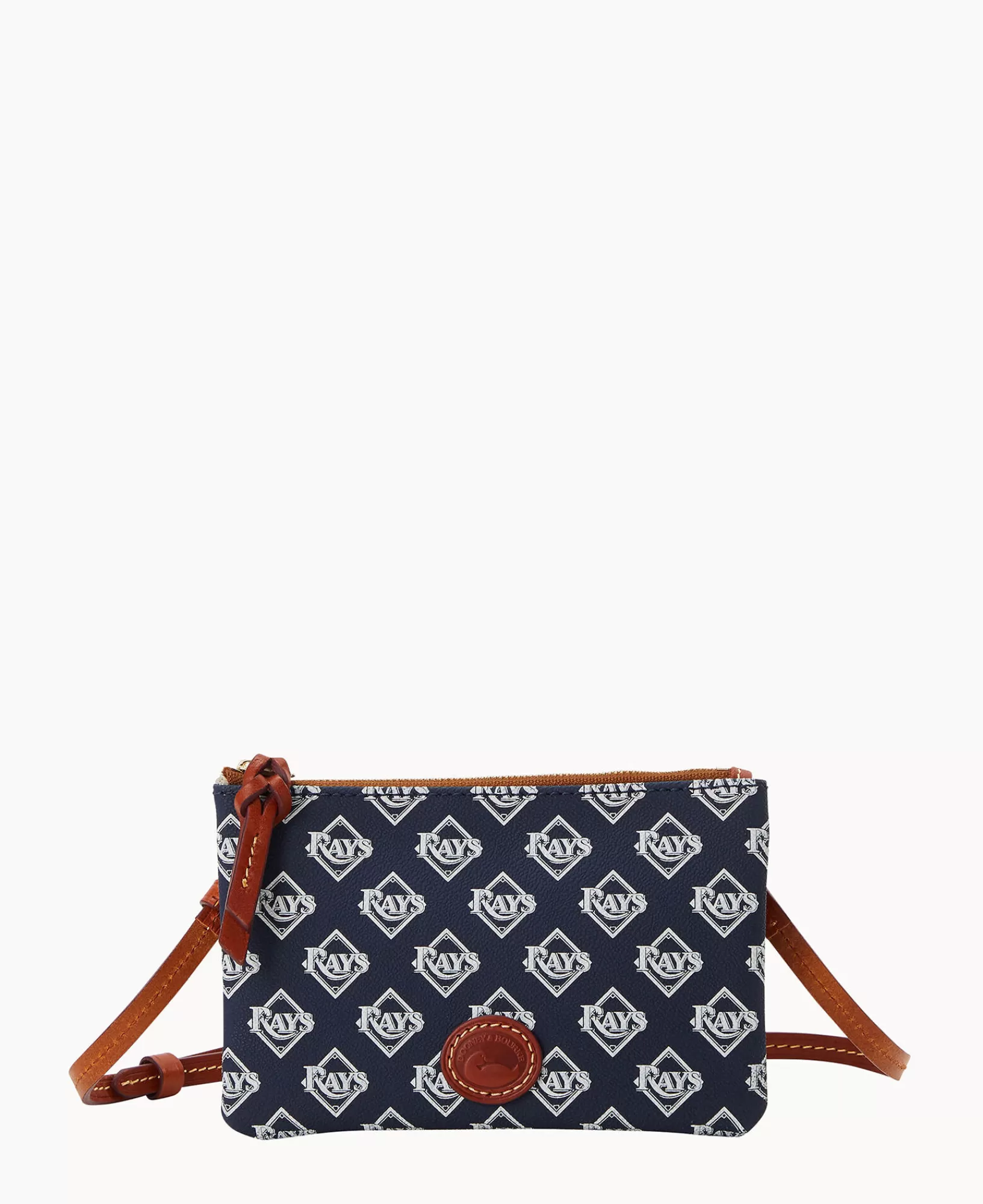 Shoulder Bags | Crossbodies>Dooney & Bourke MLB Rays Top Zip Crossbody Navy