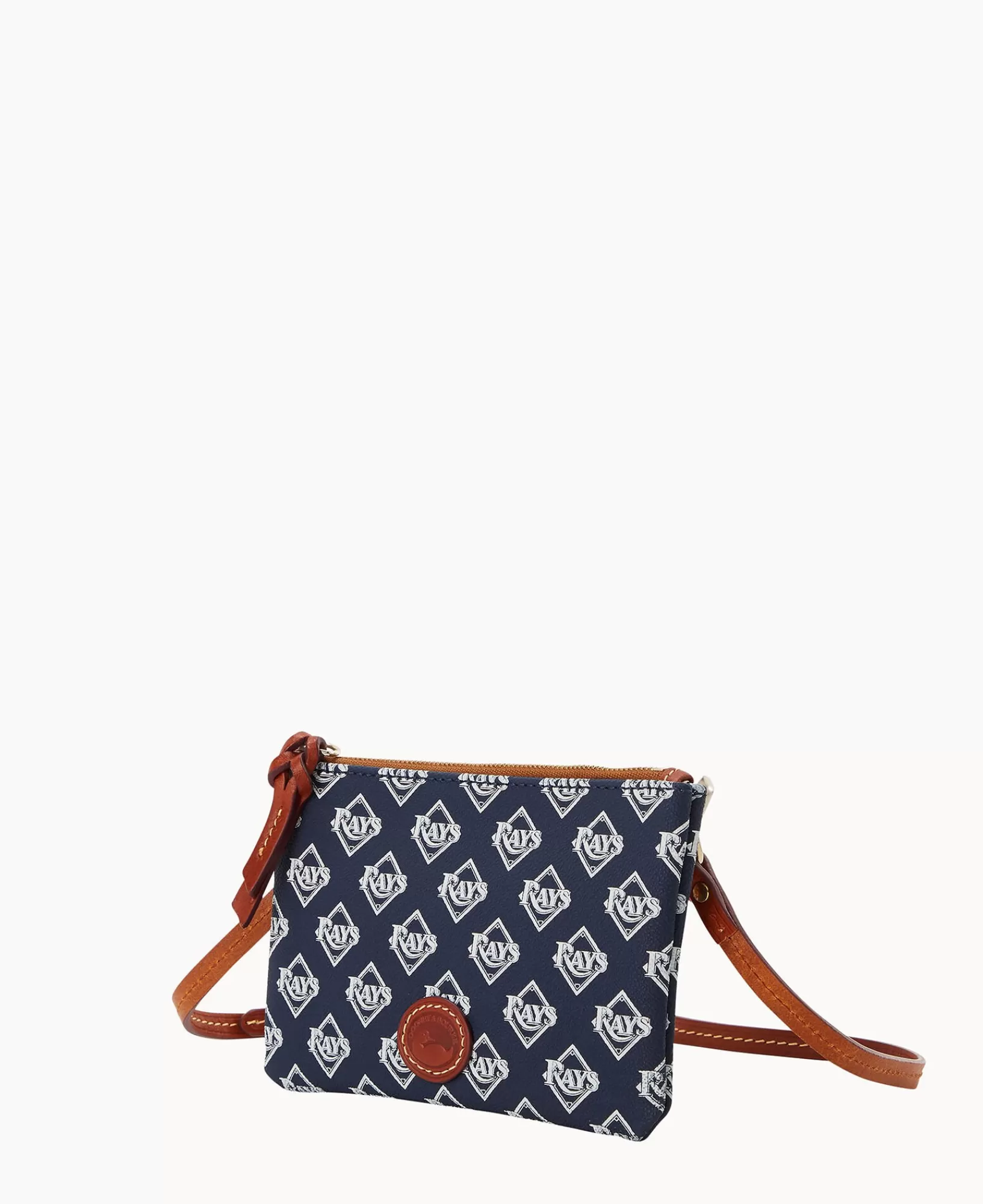 Shoulder Bags | Crossbodies>Dooney & Bourke MLB Rays Top Zip Crossbody Navy