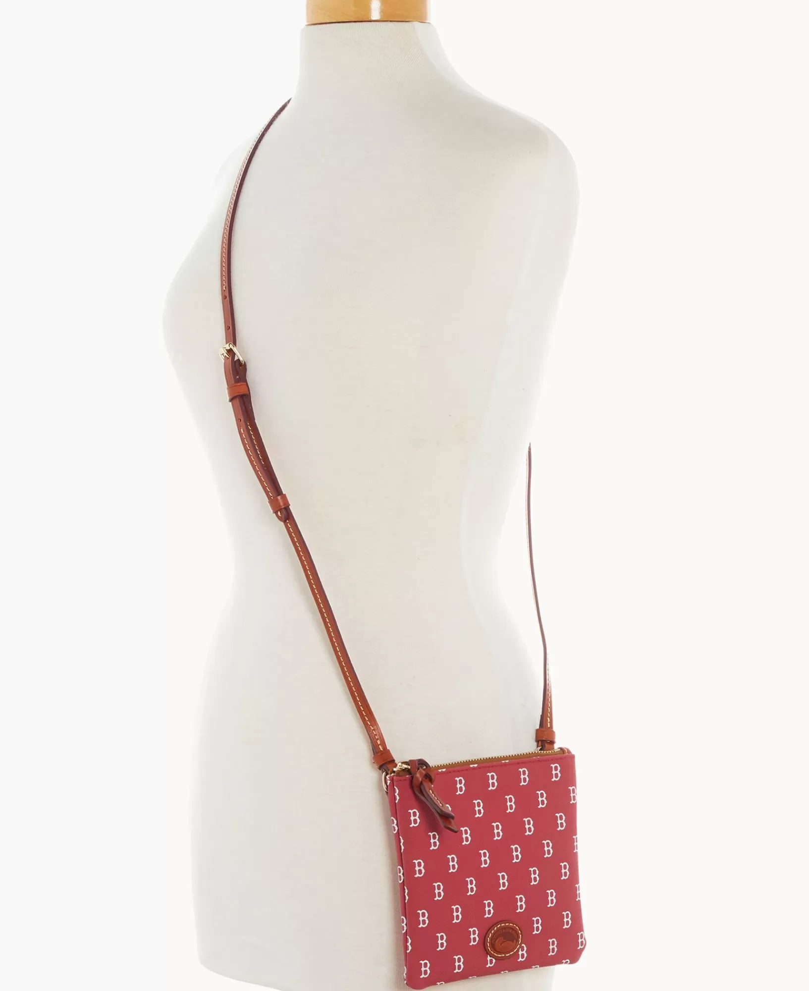 Shoulder Bags | Crossbodies>Dooney & Bourke MLB Sox Small North South Top Zip Crossbody Red