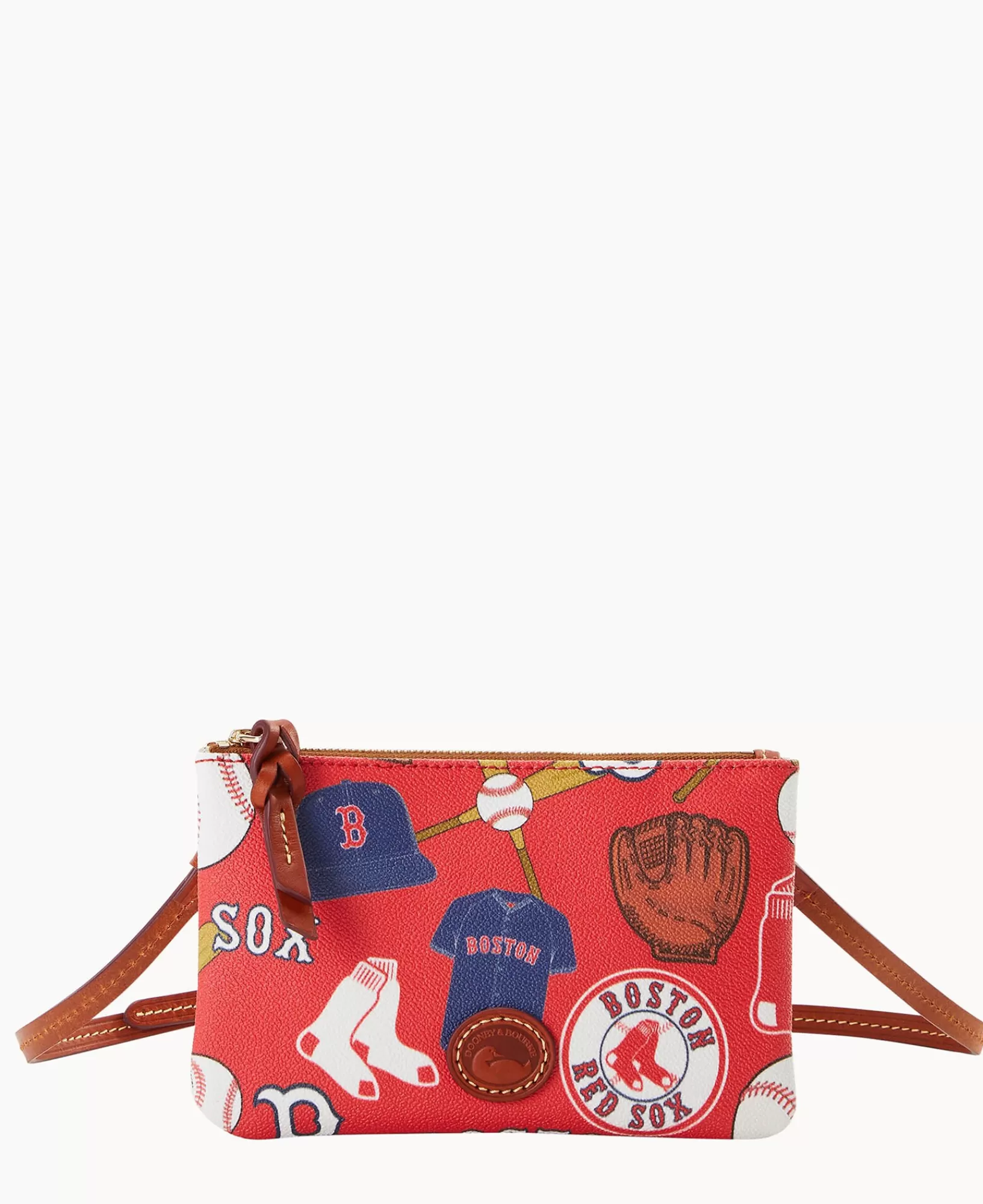 Shoulder Bags | Crossbodies>Dooney & Bourke MLB Sox Top Zip Crossbody Red