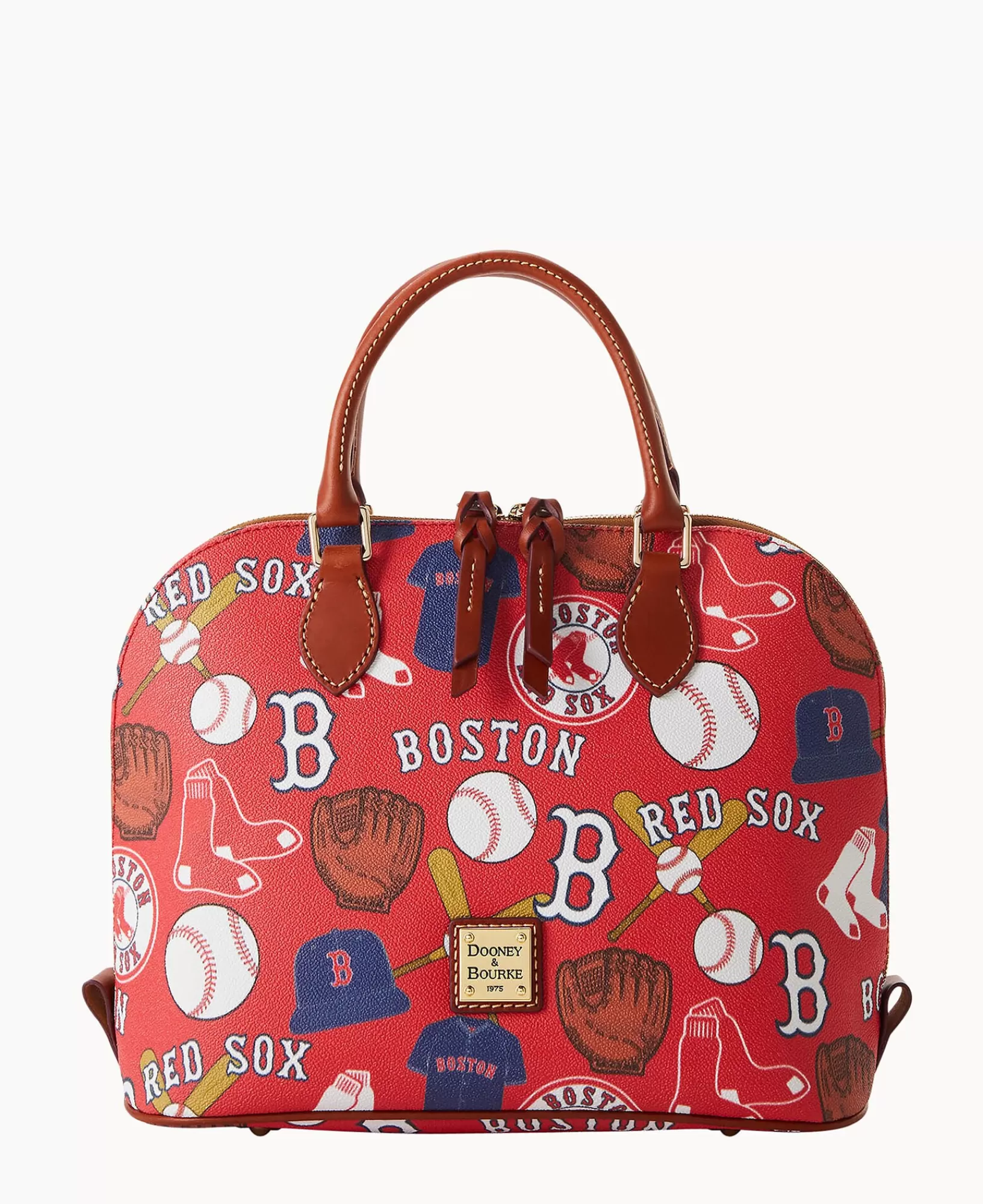 Shoulder Bags | Satchels>Dooney & Bourke MLB Sox Zip Zip Satchel Red