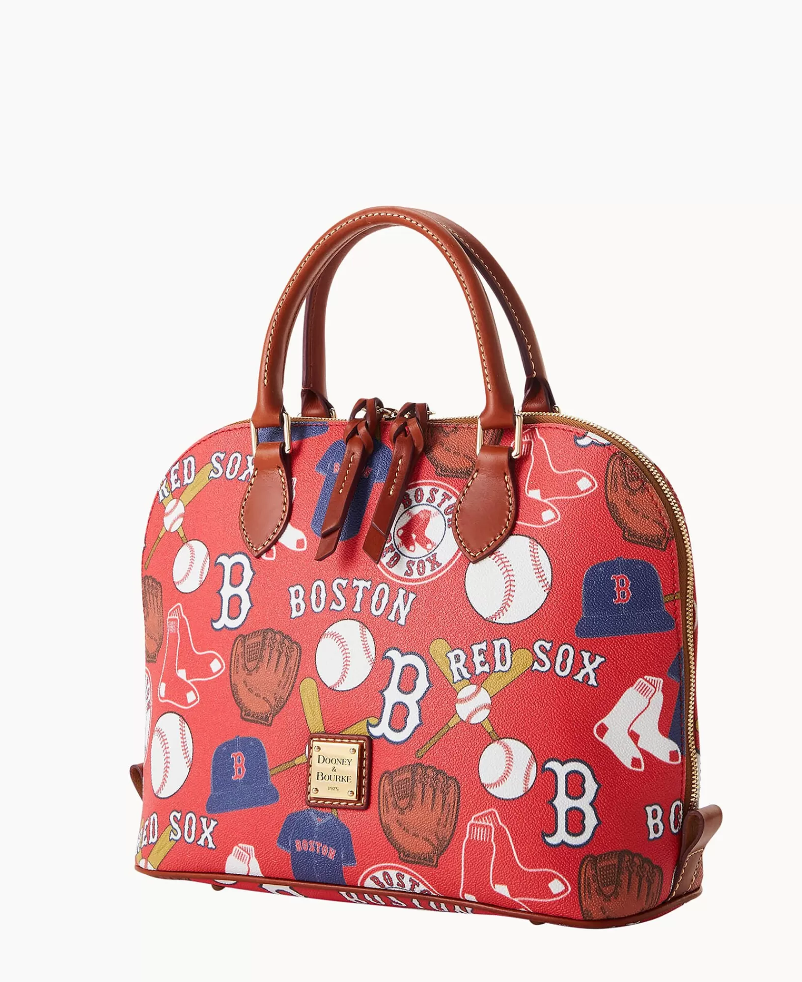 Shoulder Bags | Satchels>Dooney & Bourke MLB Sox Zip Zip Satchel Red