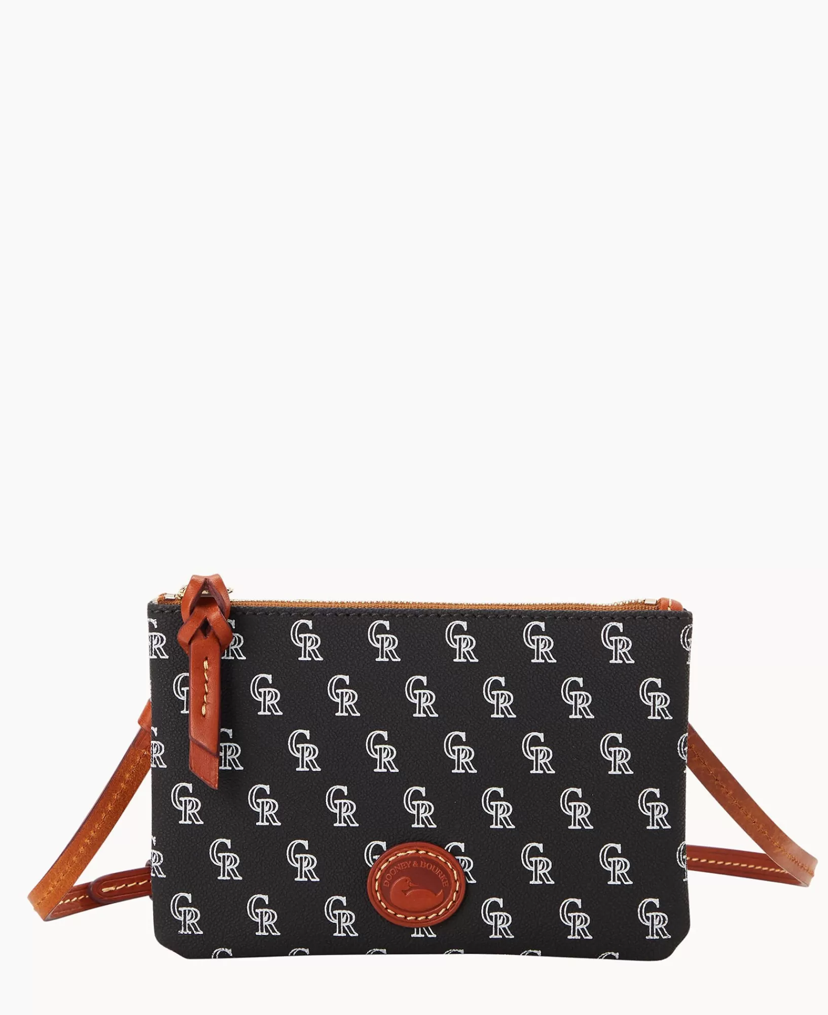 Shoulder Bags | Crossbodies>Dooney & Bourke MLB Rockies Top Zip Crossbody Black