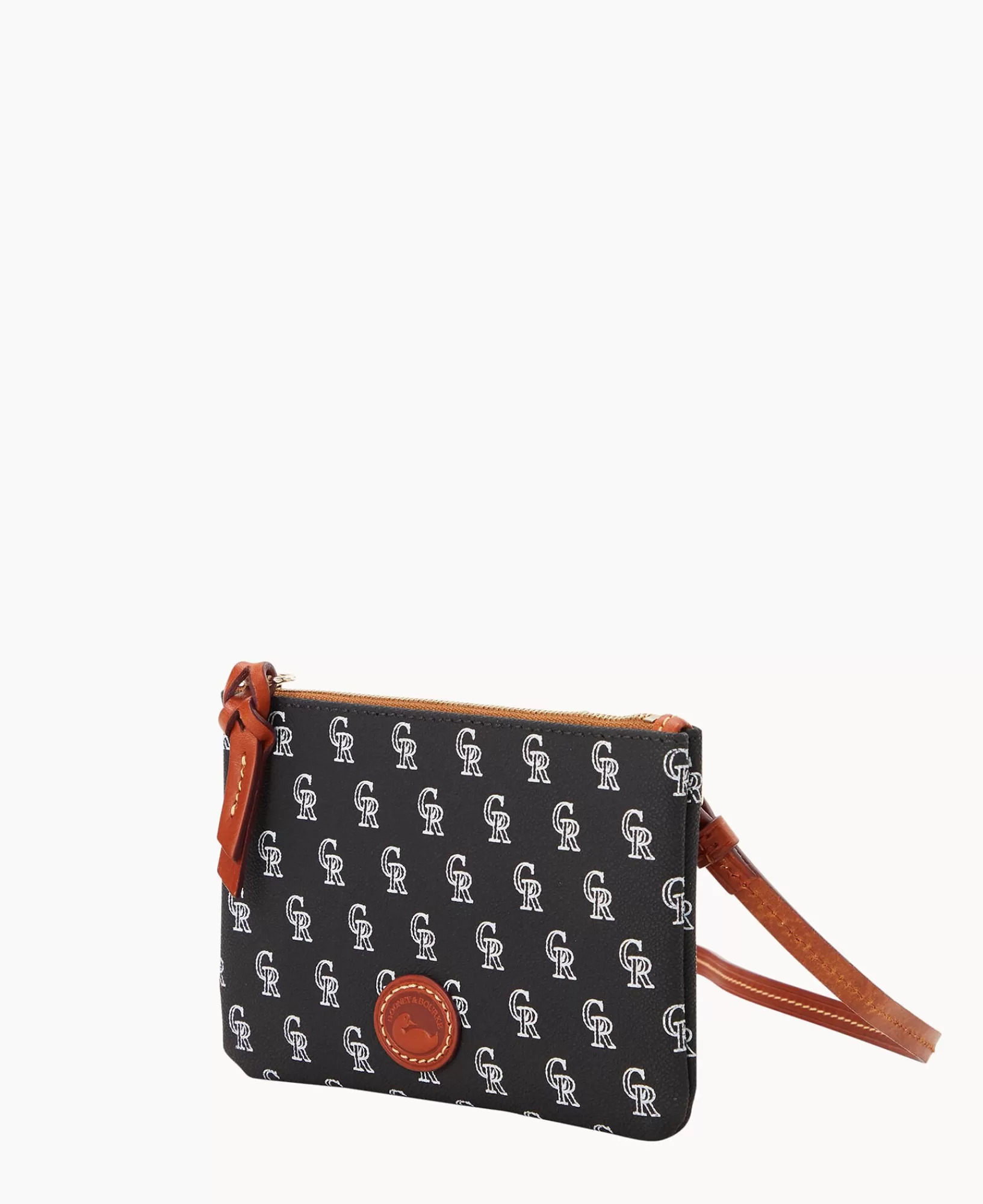 Shoulder Bags | Crossbodies>Dooney & Bourke MLB Rockies Top Zip Crossbody Black