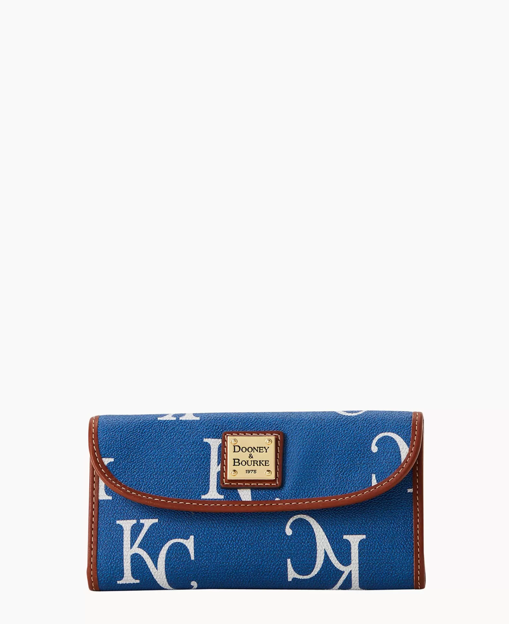 Clutches | Wallets>Dooney & Bourke MLB Royals Continental Clutch Blue