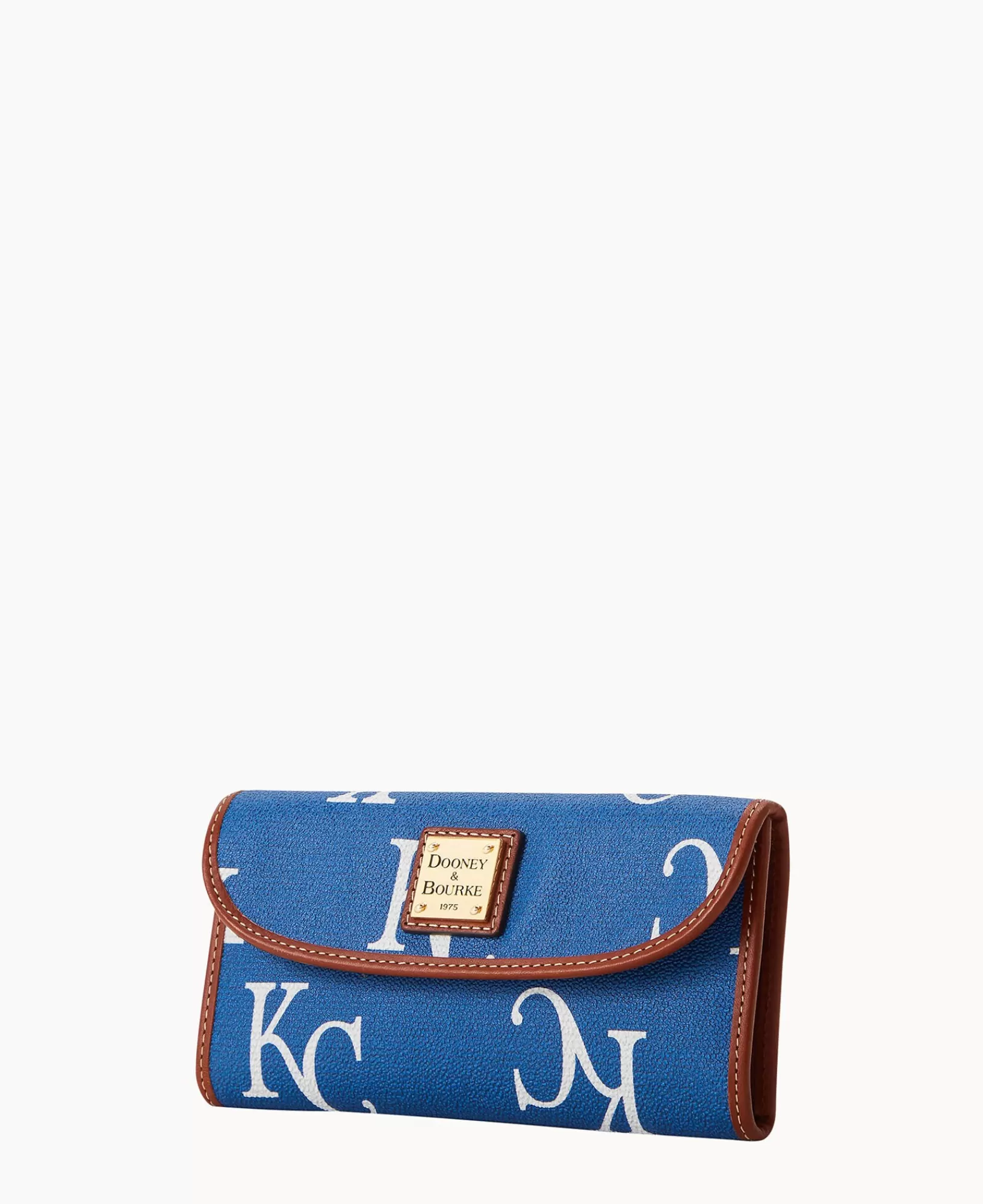 Clutches | Wallets>Dooney & Bourke MLB Royals Continental Clutch Blue