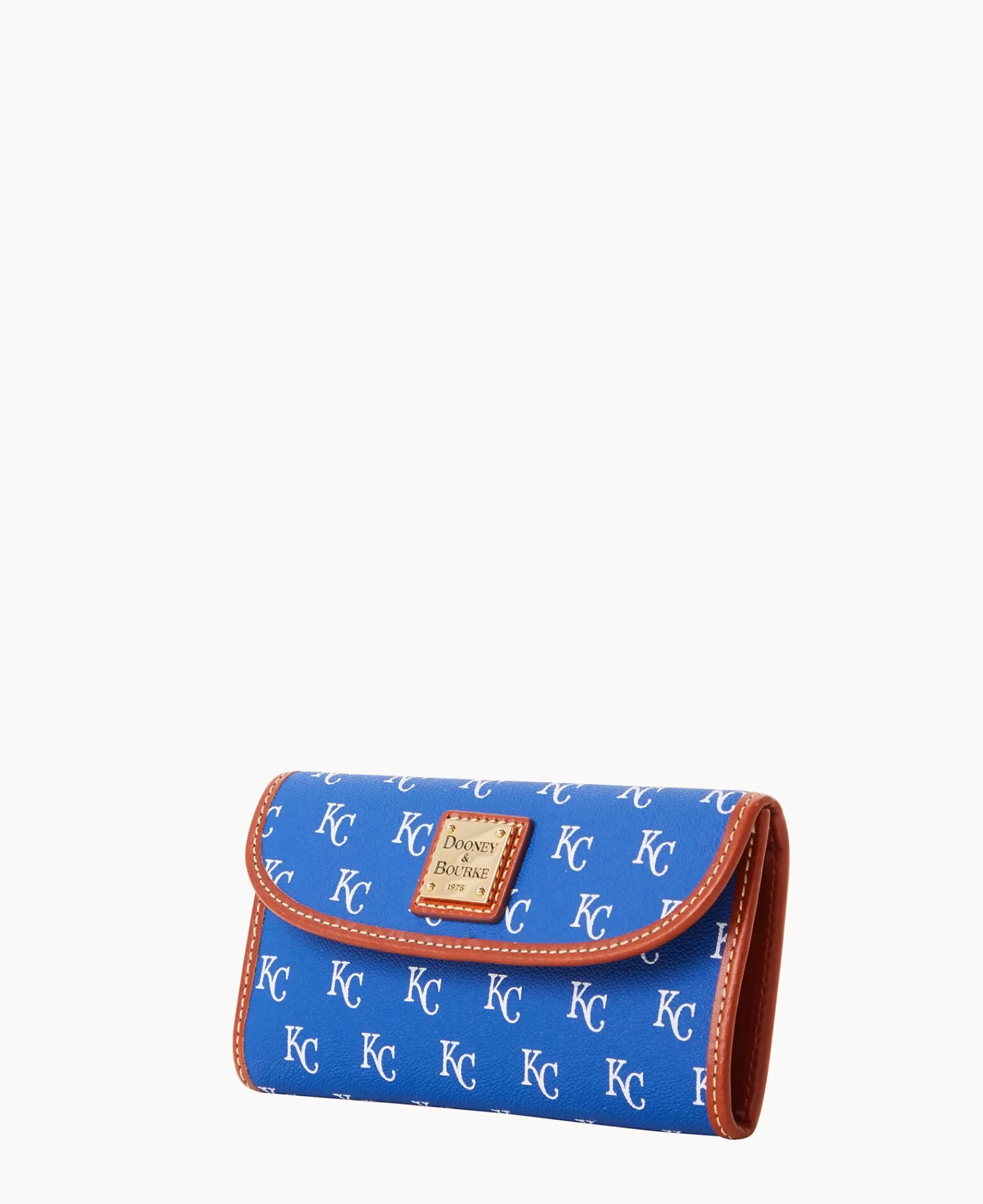 Clutches | Wallets>Dooney & Bourke MLB Royals Continental Clutch Blue