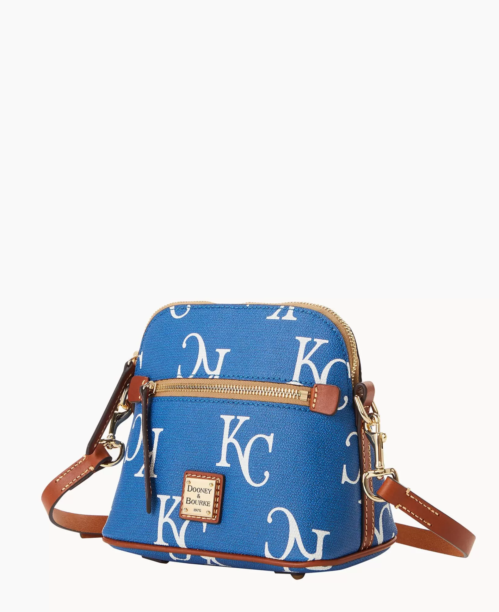 Shoulder Bags | Crossbodies>Dooney & Bourke MLB Royals Domed Crossbody Blue