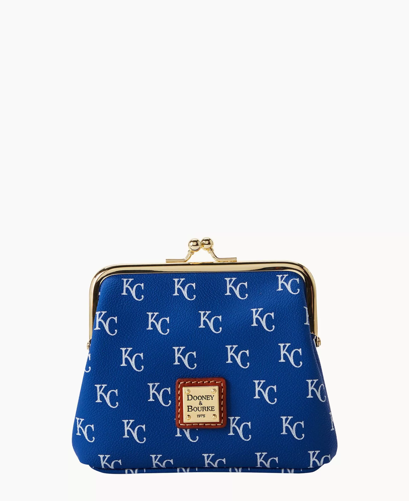 Clutches | Wallets>Dooney & Bourke MLB Royals Large Framed Purse Blue