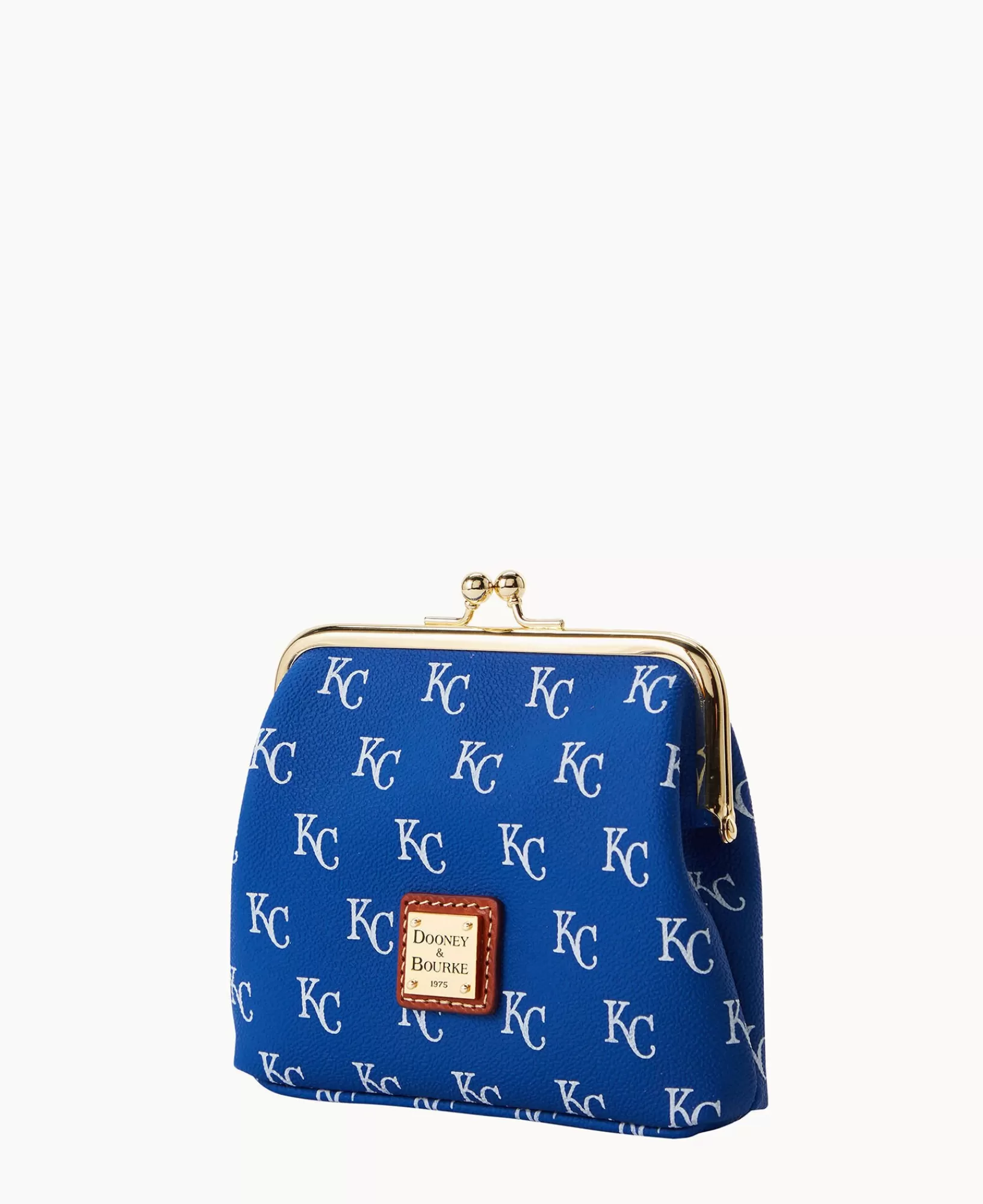 Clutches | Wallets>Dooney & Bourke MLB Royals Large Framed Purse Blue