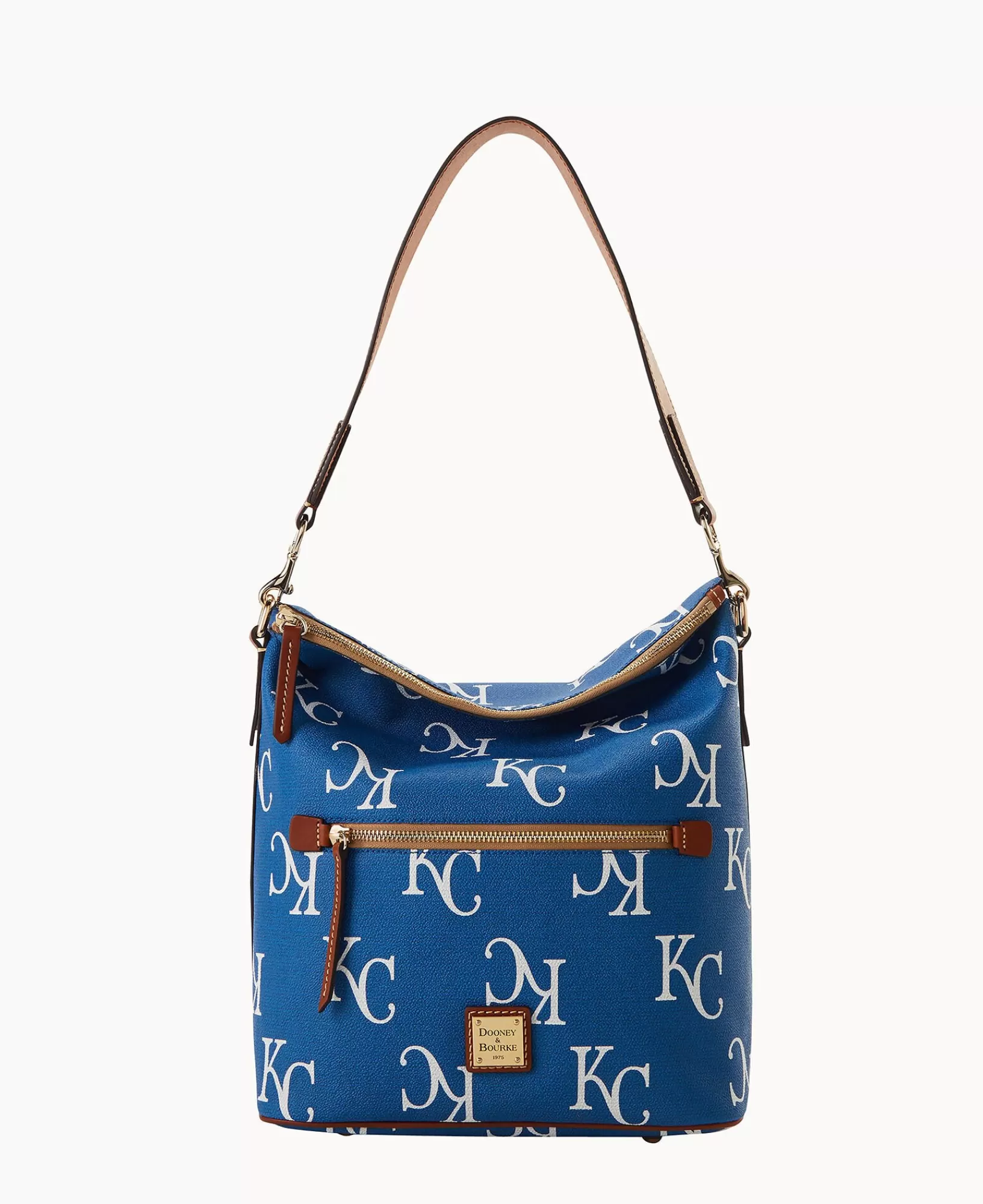 Shoulder Bags>Dooney & Bourke MLB Royals Large Sac Blue