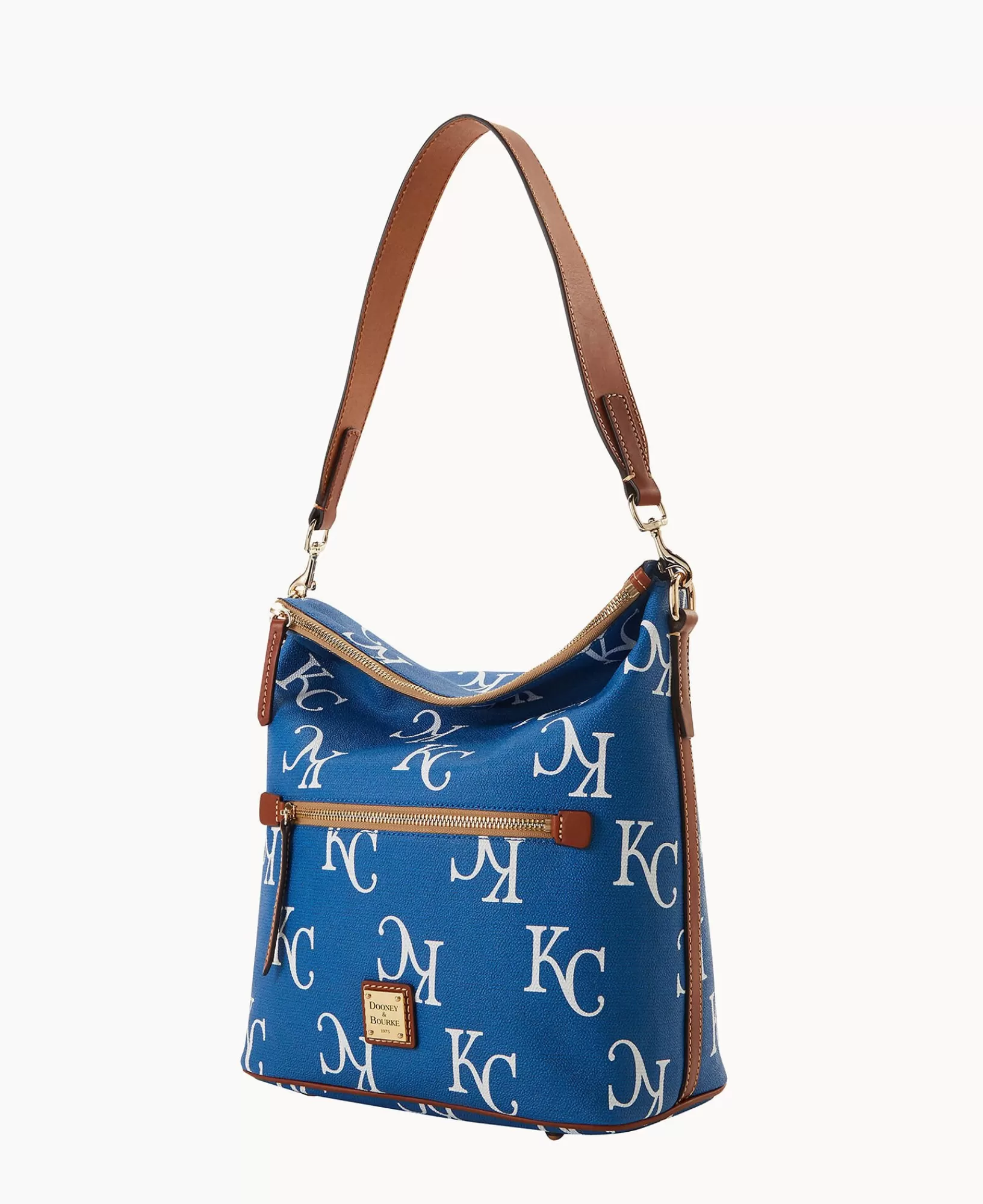 Shoulder Bags>Dooney & Bourke MLB Royals Large Sac Blue