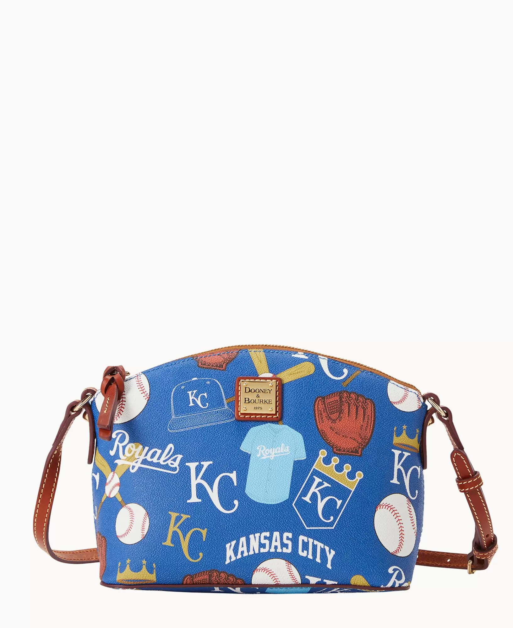 Shoulder Bags | Crossbodies>Dooney & Bourke MLB Royals Suki Crossbody Blue