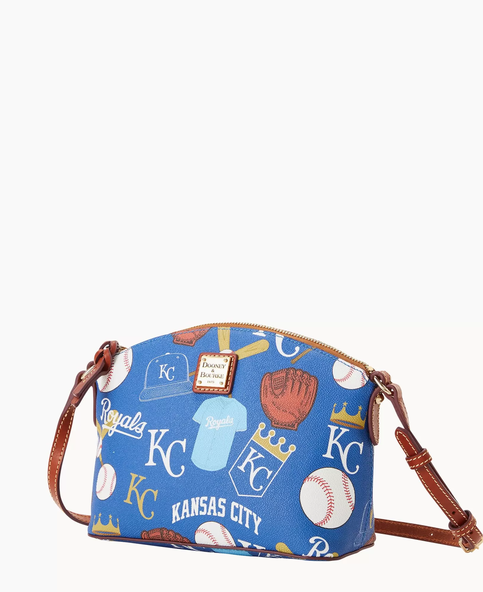 Shoulder Bags | Crossbodies>Dooney & Bourke MLB Royals Suki Crossbody Blue