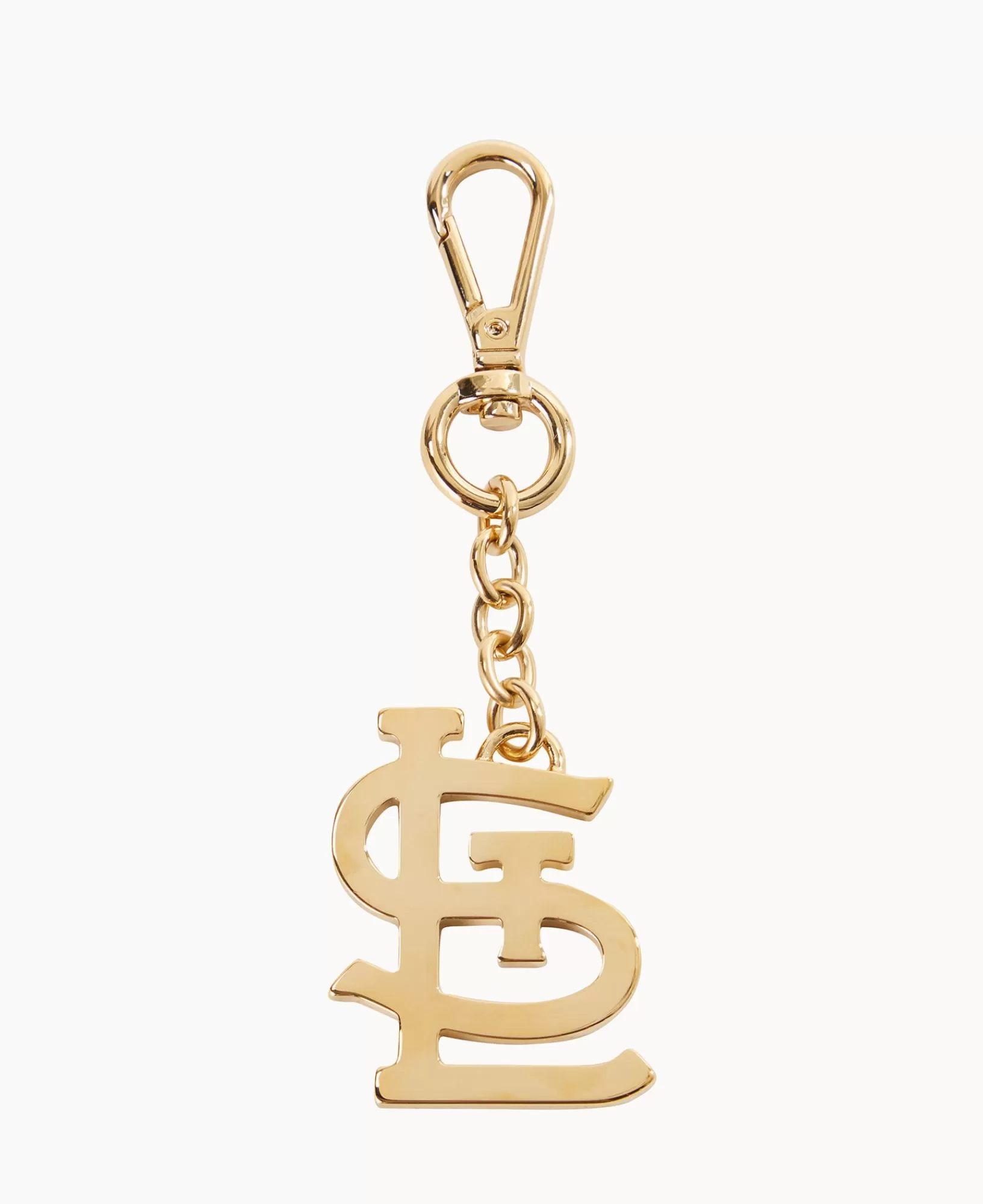 Key Keepers & Charms>Dooney & Bourke MLB St Louis Cardinals Pendant Key Chain Gold