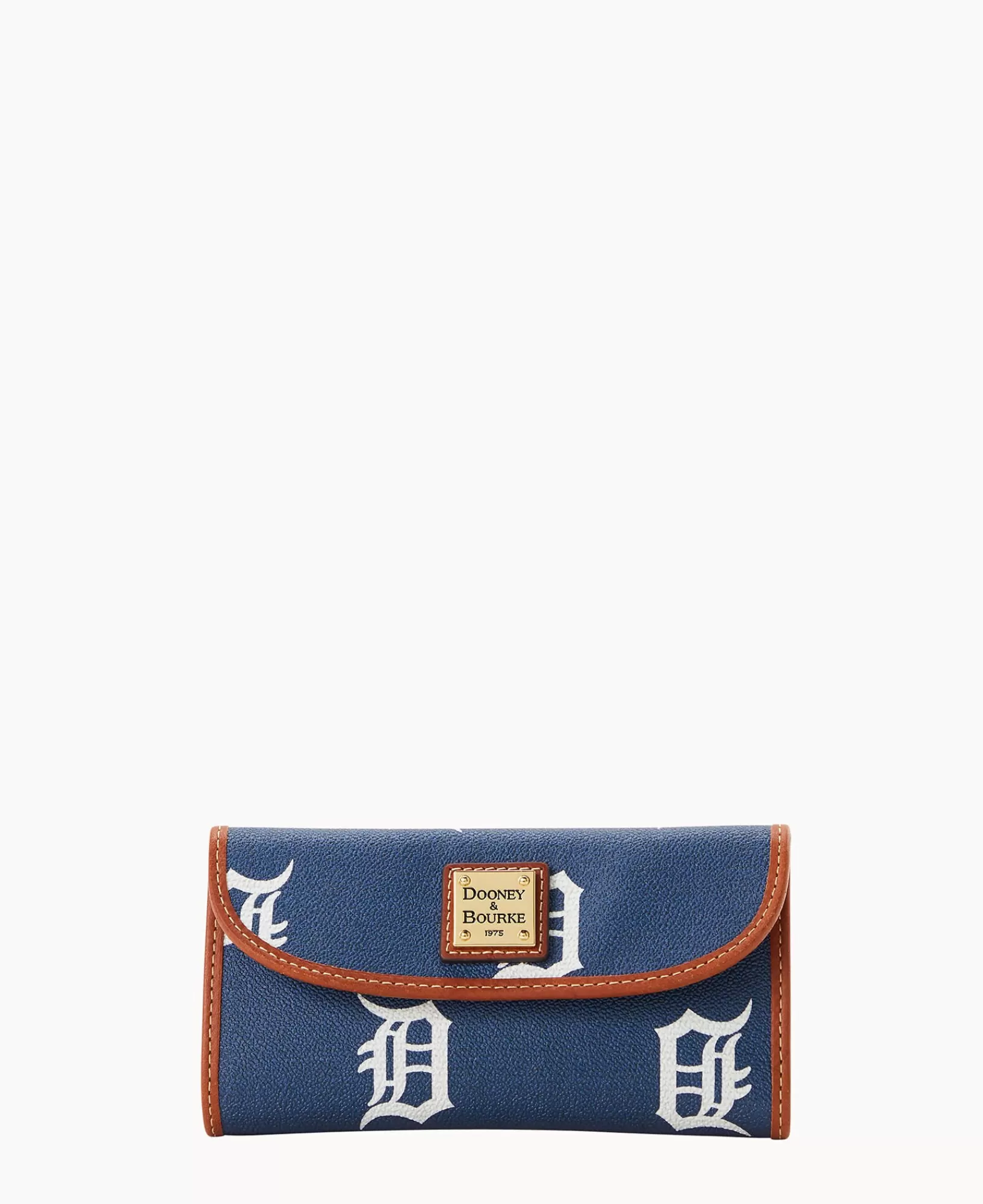 Clutches | Wallets>Dooney & Bourke MLB Tigers Continental Clutch Navy