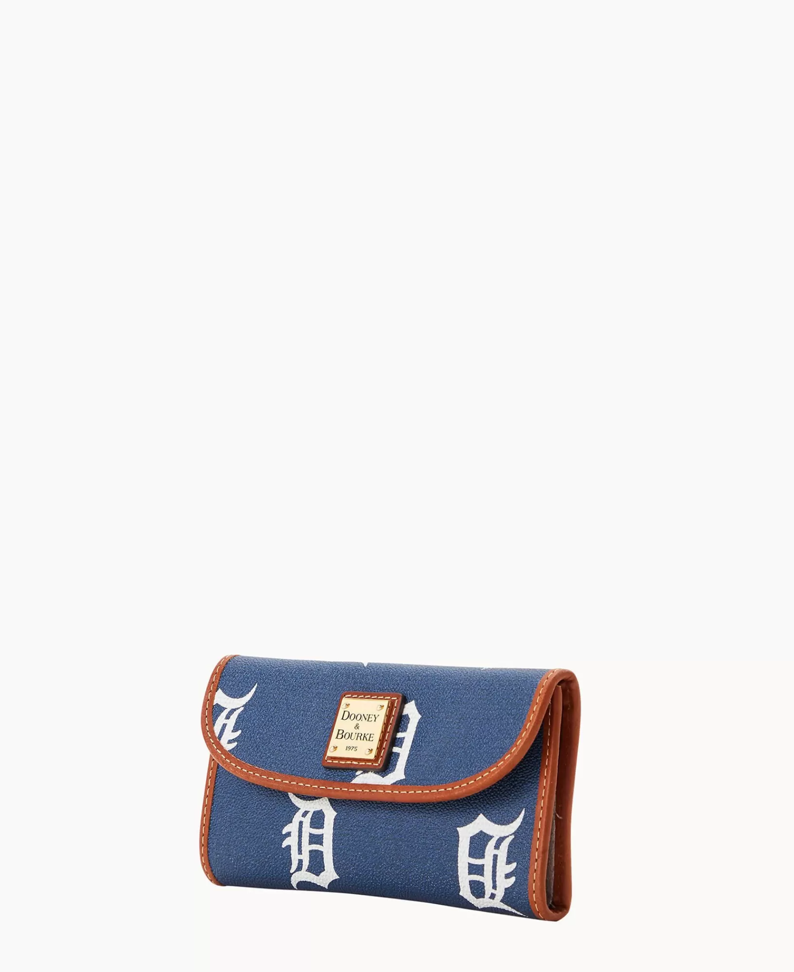 Clutches | Wallets>Dooney & Bourke MLB Tigers Continental Clutch Navy