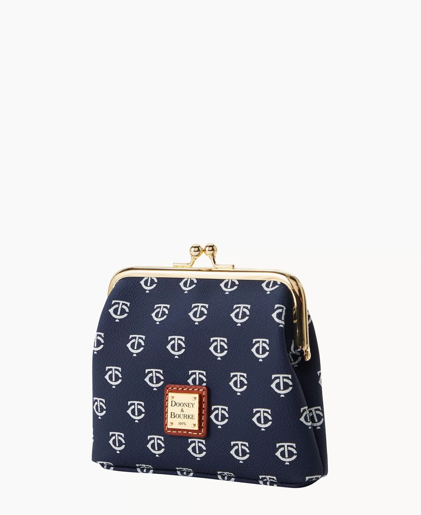 Clutches | Wallets>Dooney & Bourke MLB Twins Large Framed Purse Navy