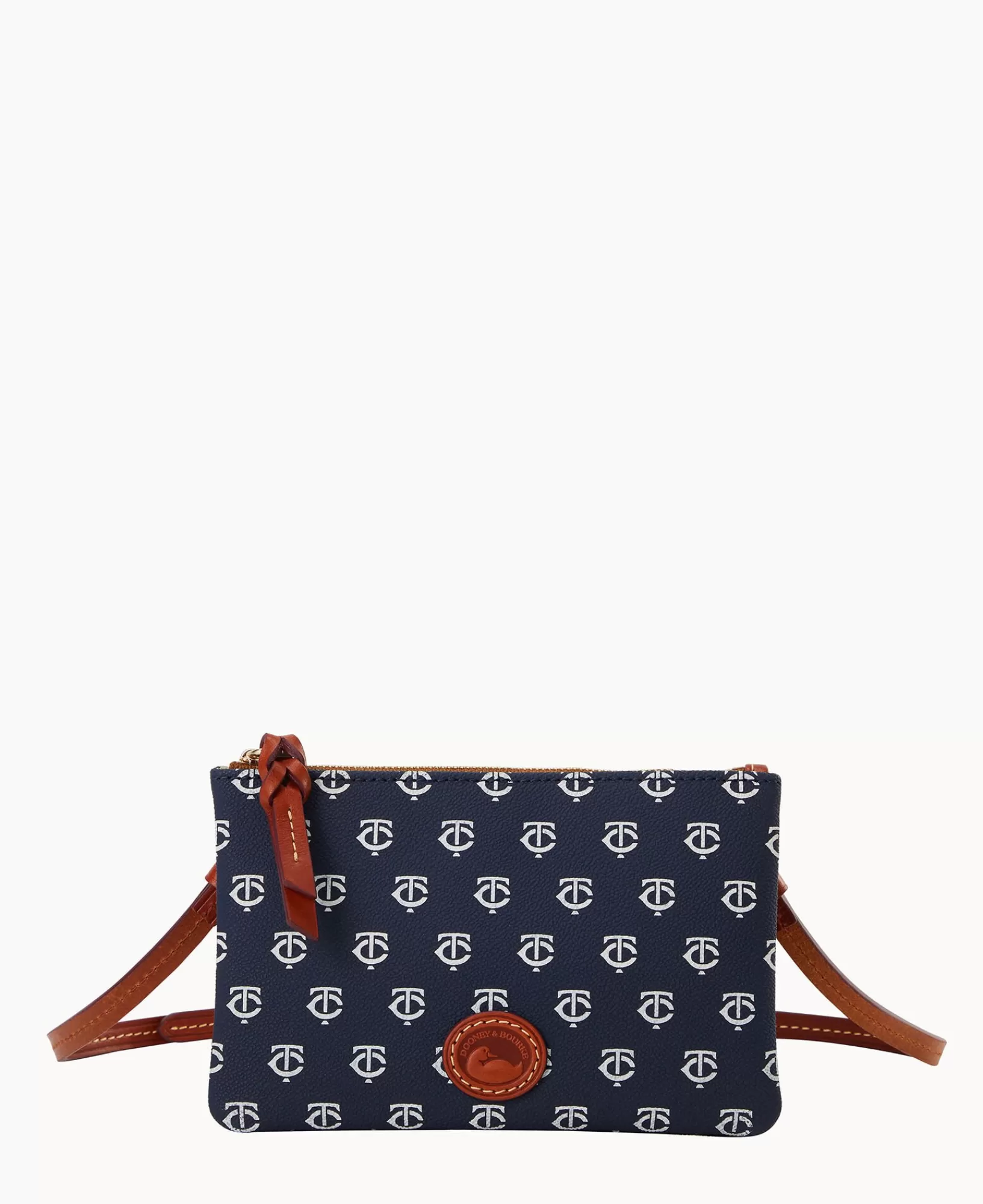 Shoulder Bags | Crossbodies>Dooney & Bourke MLB Twins Top Zip Crossbody Navy