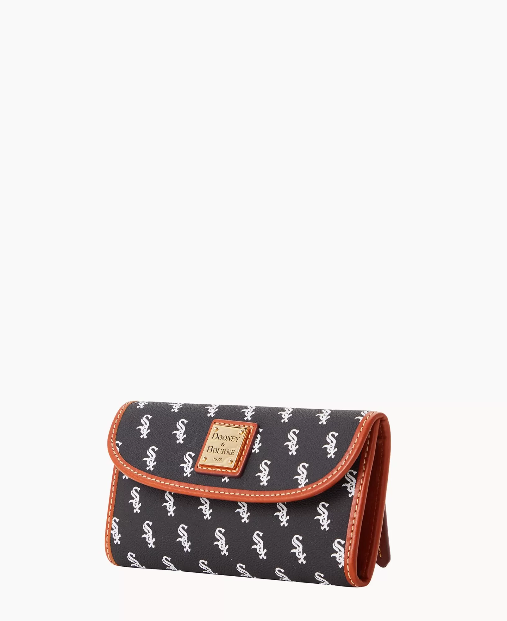 Clutches | Wallets>Dooney & Bourke MLB White Sox Continental Clutch Black