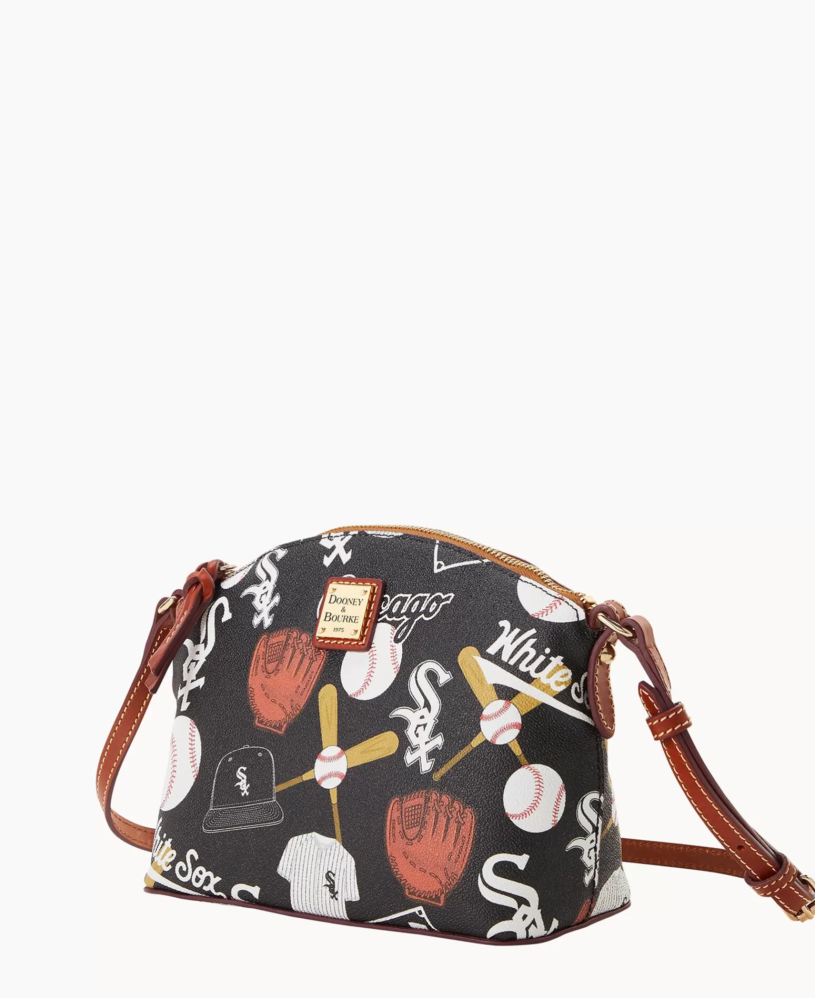 Shoulder Bags | Crossbodies>Dooney & Bourke MLB White Sox Suki Crossbody Black