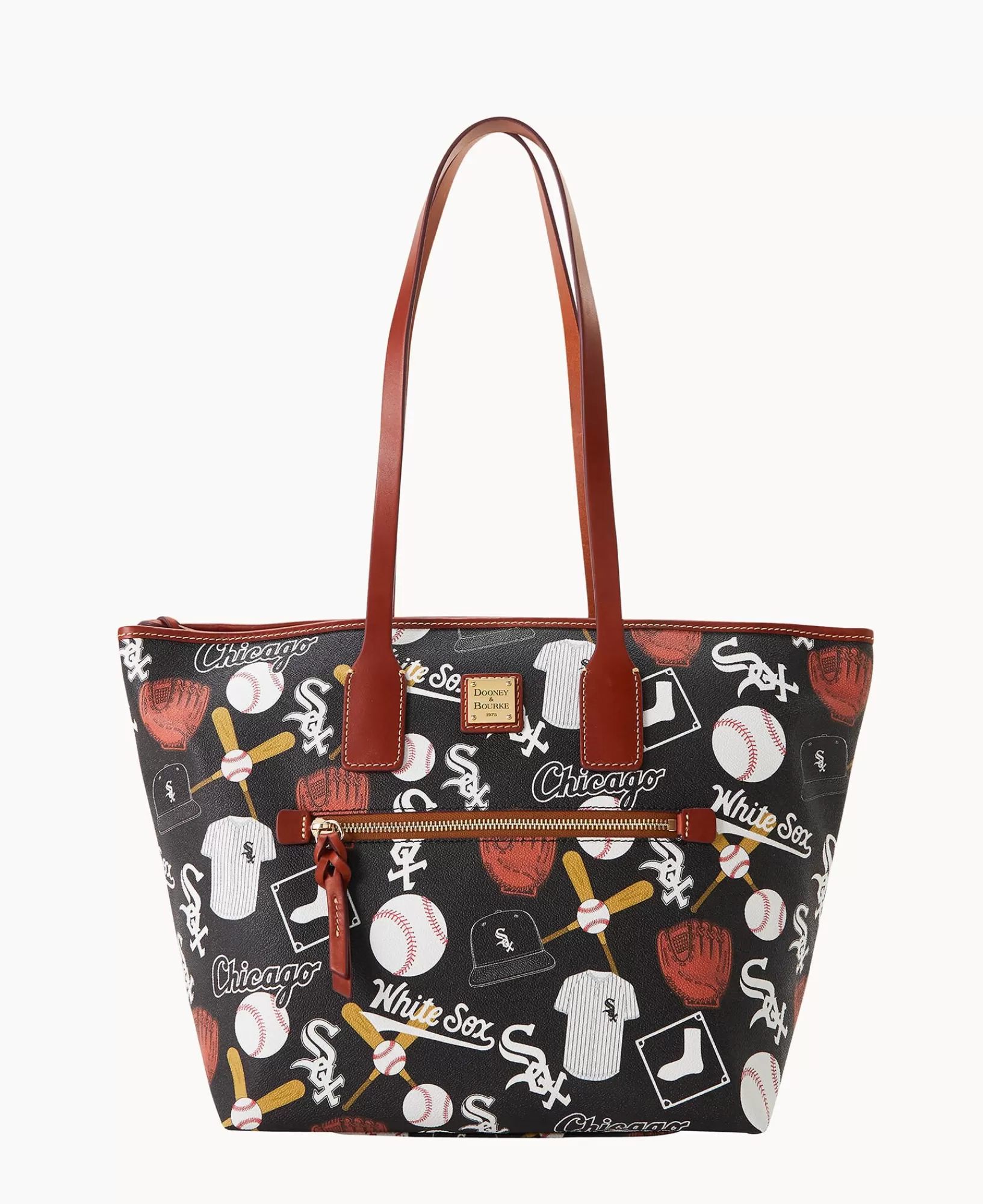 Shoulder Bags | Totes>Dooney & Bourke MLB White Sox Tote Black