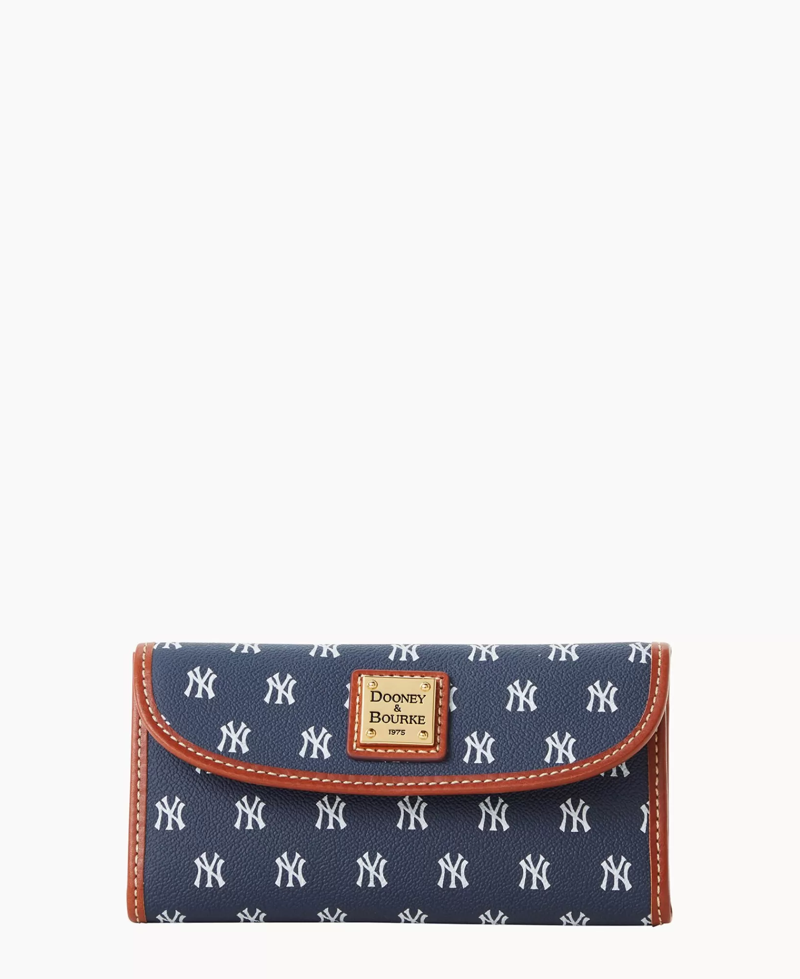 Clutches | Wallets>Dooney & Bourke MLB Yankees Continental Clutch Navy