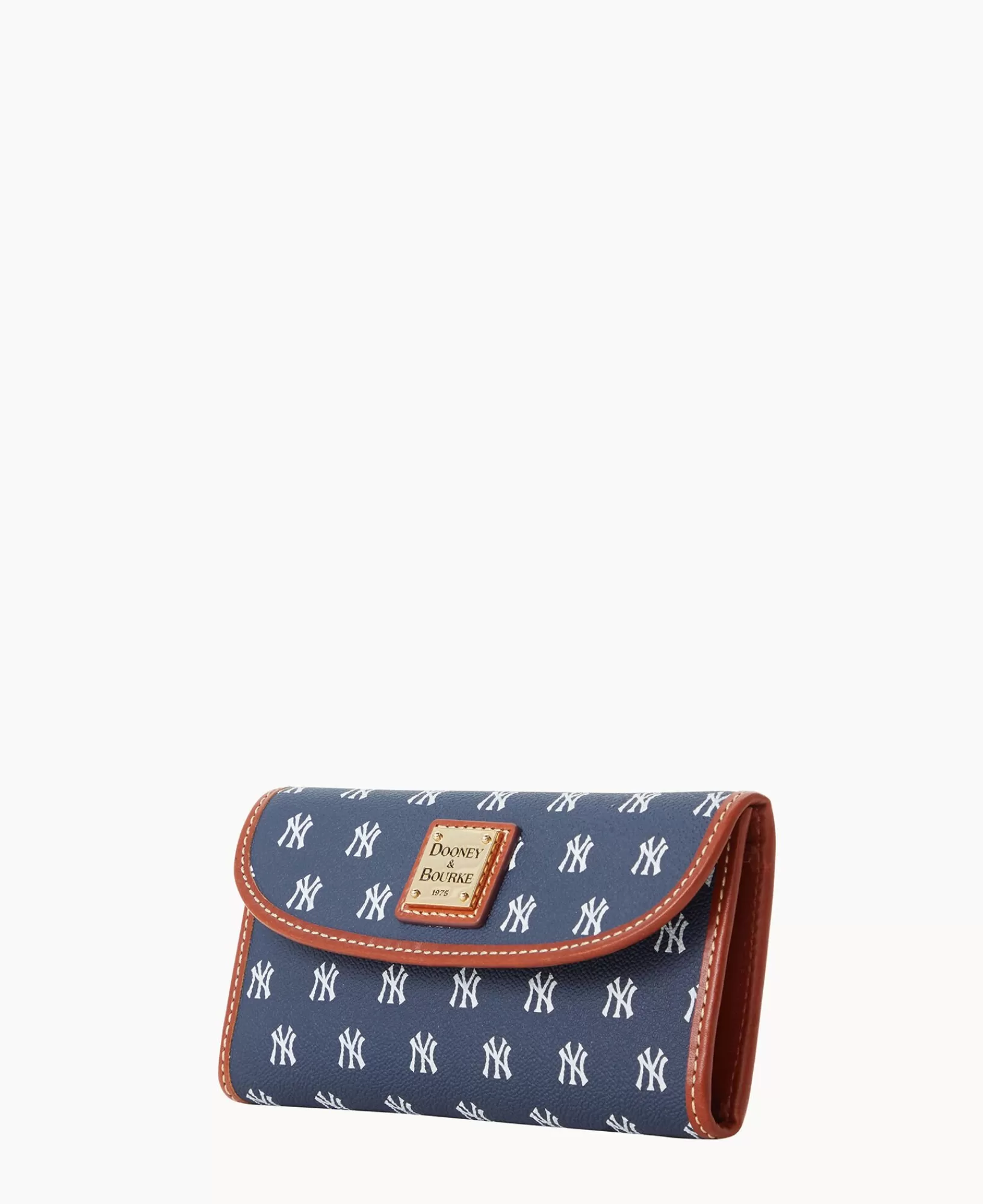 Clutches | Wallets>Dooney & Bourke MLB Yankees Continental Clutch Navy