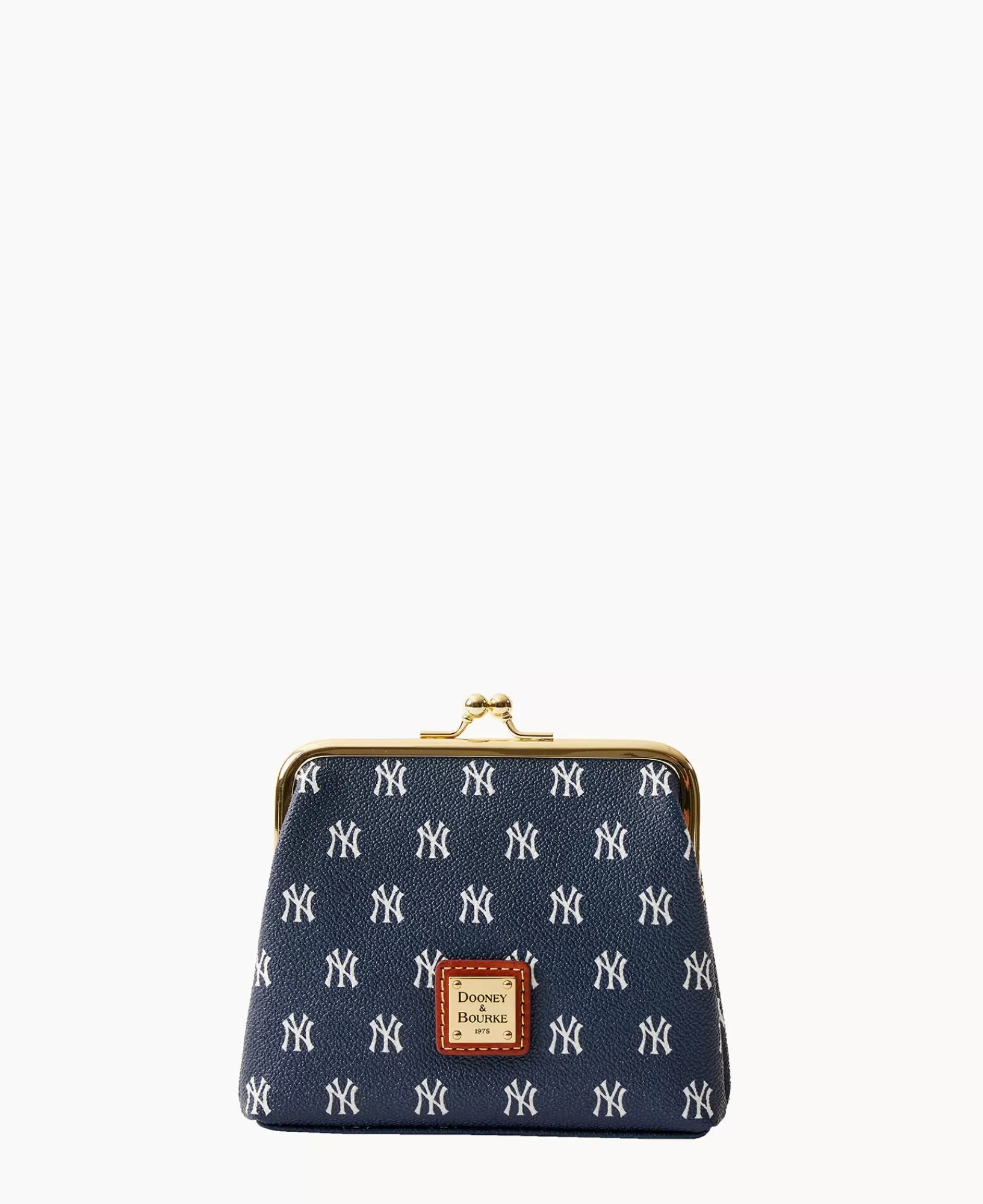 Clutches | Wallets>Dooney & Bourke MLB Yankees Large Framed Purse Navy