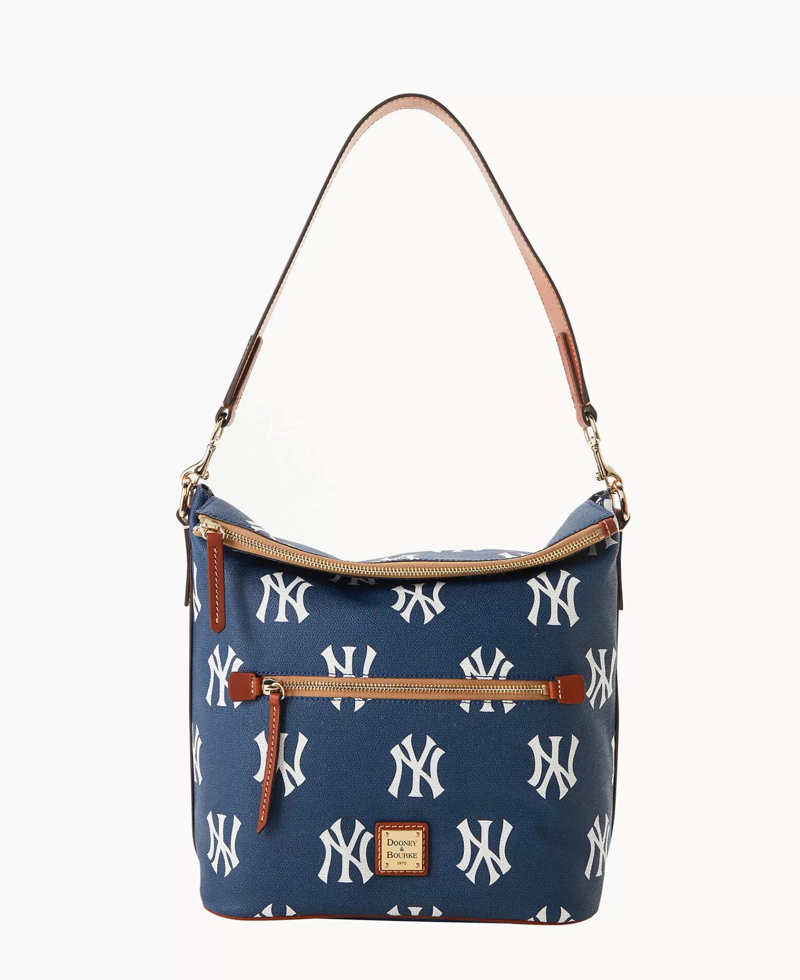 Shoulder Bags>Dooney & Bourke MLB Yankees Large Sac Navy