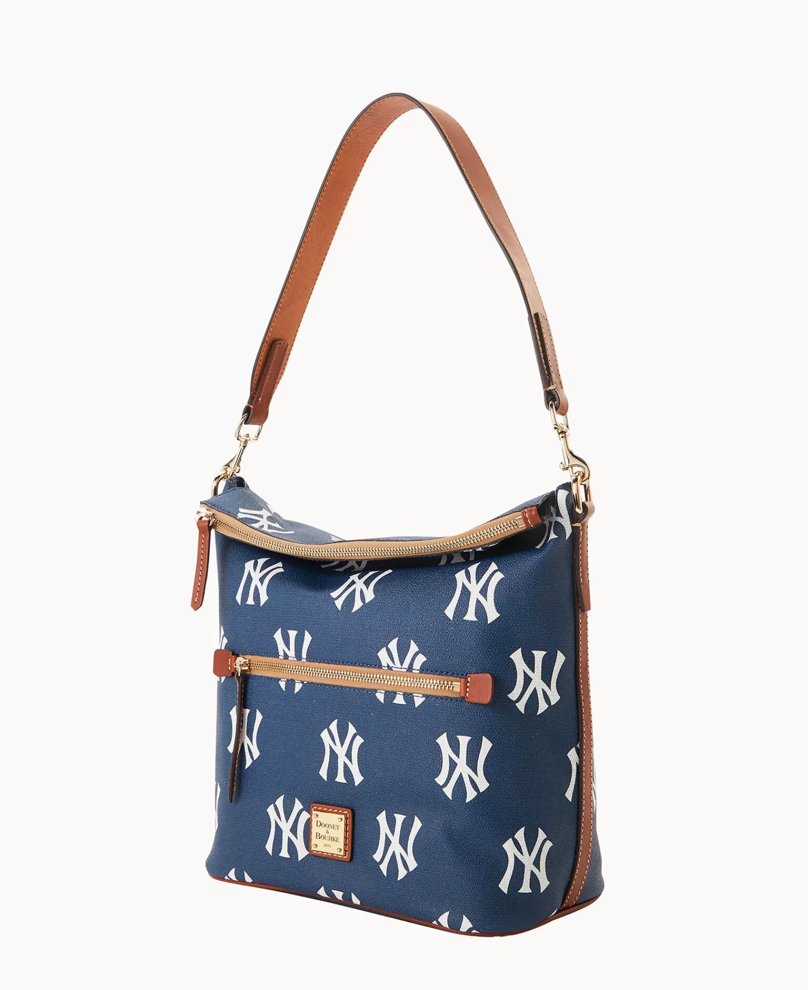 Shoulder Bags>Dooney & Bourke MLB Yankees Large Sac Navy