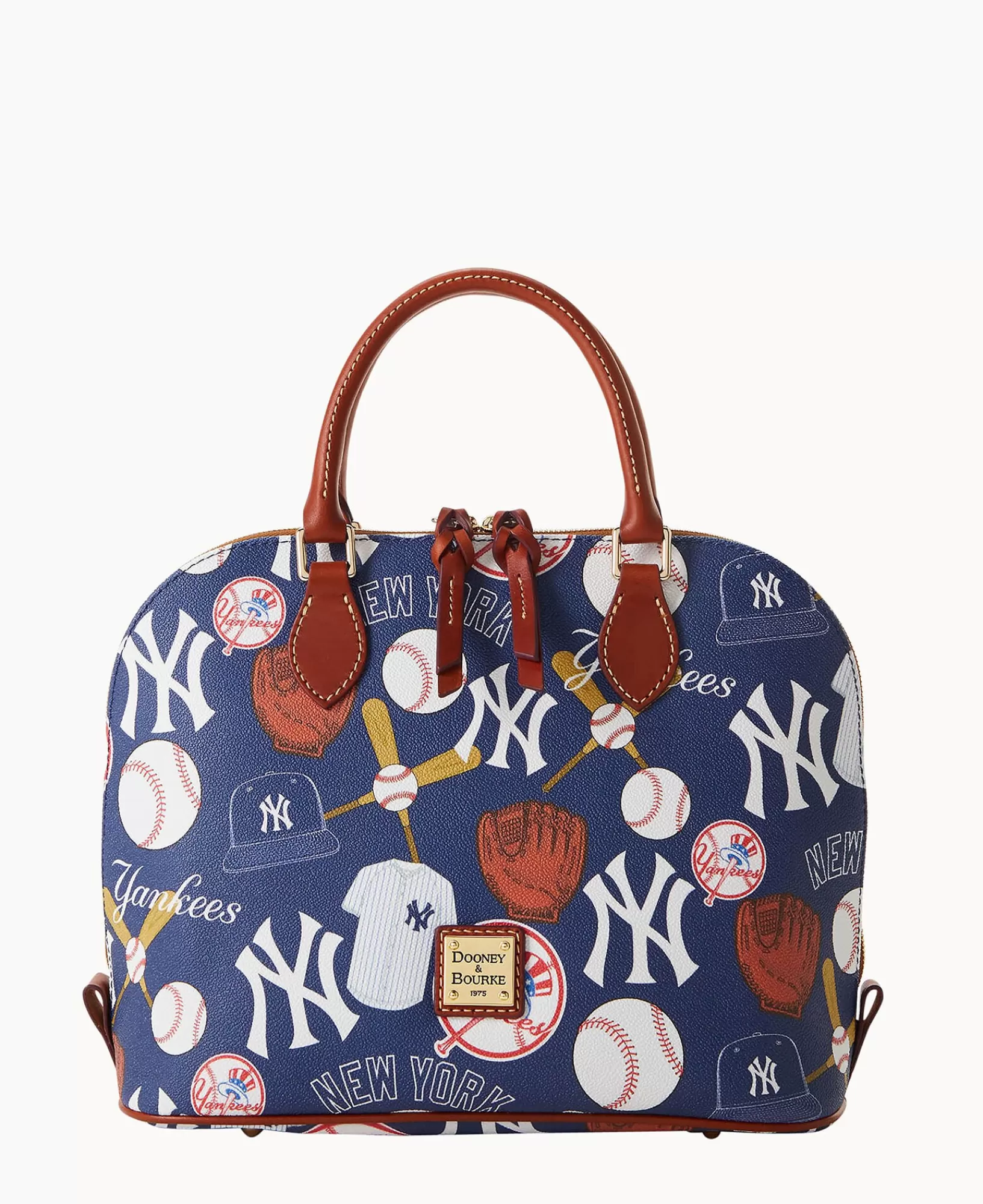 Shoulder Bags | Satchels>Dooney & Bourke MLB Yankees Zip Zip Satchel Navy