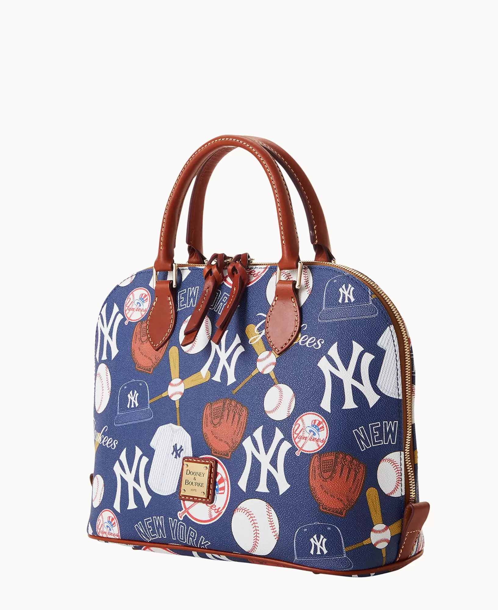 Shoulder Bags | Satchels>Dooney & Bourke MLB Yankees Zip Zip Satchel Navy