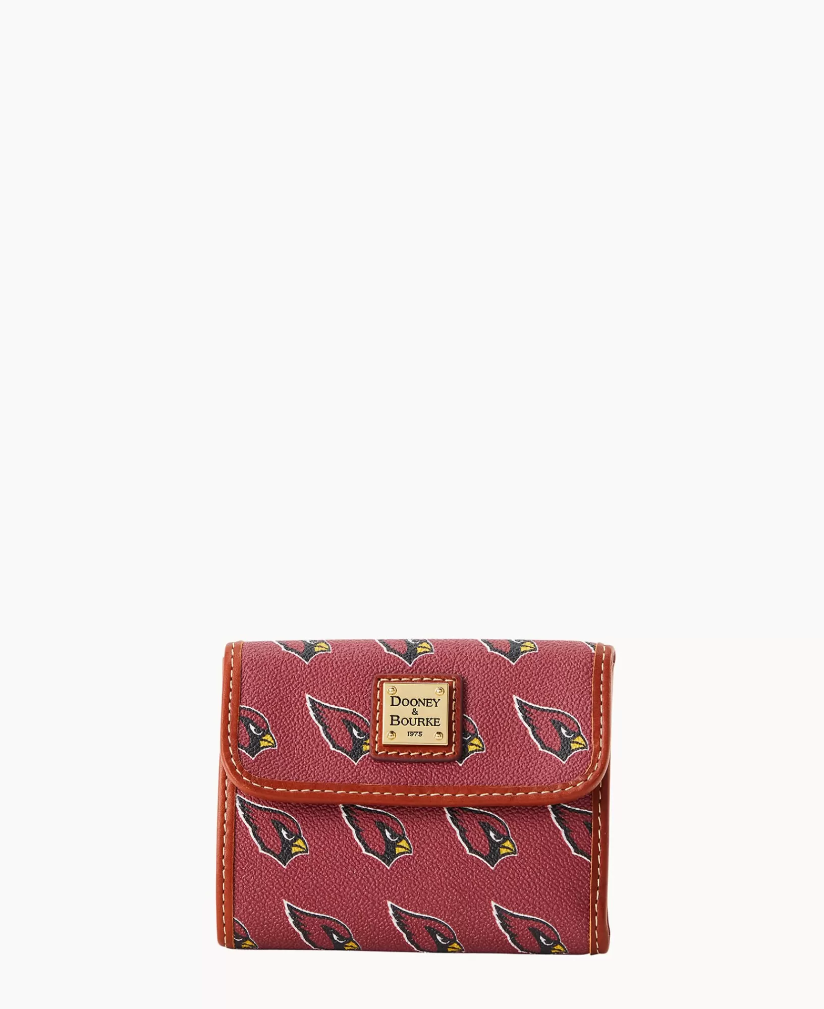 Wallets>Dooney & Bourke NFL AZ Cardinals Flap Cit Card Wallet Red