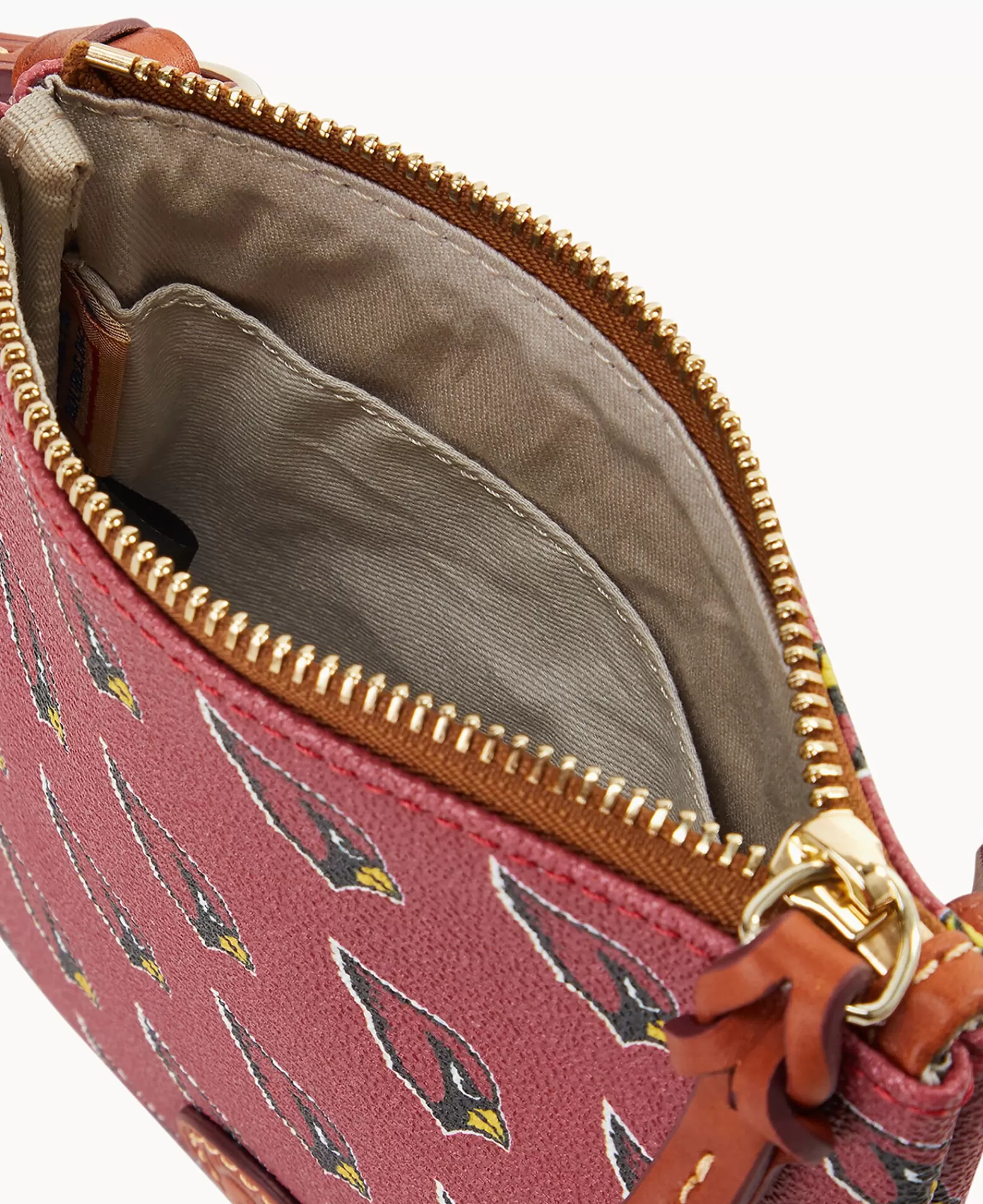 Shoulder Bags | Crossbodies>Dooney & Bourke NFL AZ Cardinals Small North South Top Zip Crossbody Red