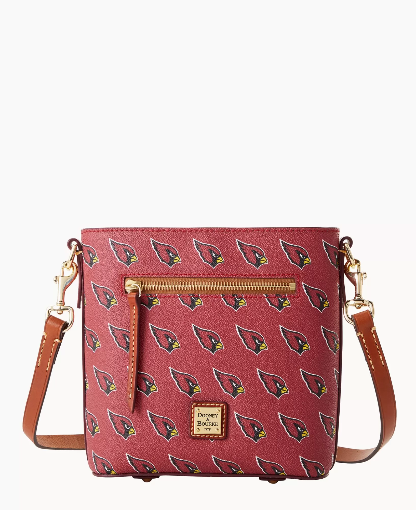 Shoulder Bags | Crossbodies>Dooney & Bourke NFL AZ Cardinals Small Zip Crossbody Red